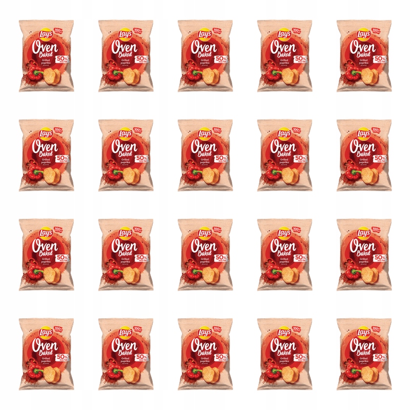 Lay's Oven Backed Grilled Paprika 180g X20