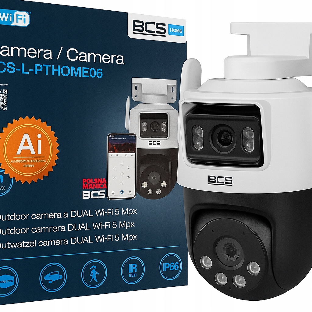 Bcs Line Bcs -L-PTHOME06 5Mpx Wi-Fi kamera