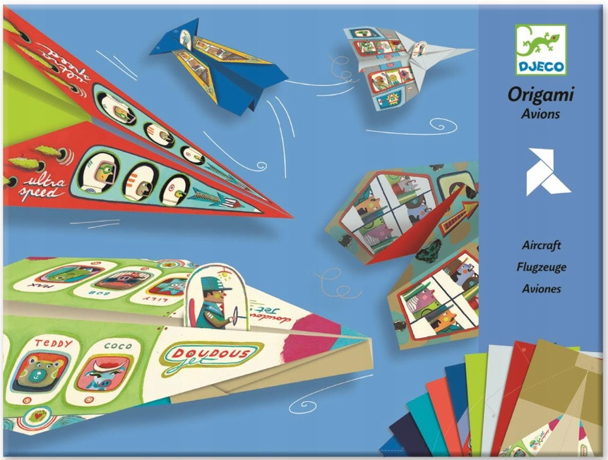 

Djeco Origami Samoloty Do Składania Zestaw Origami