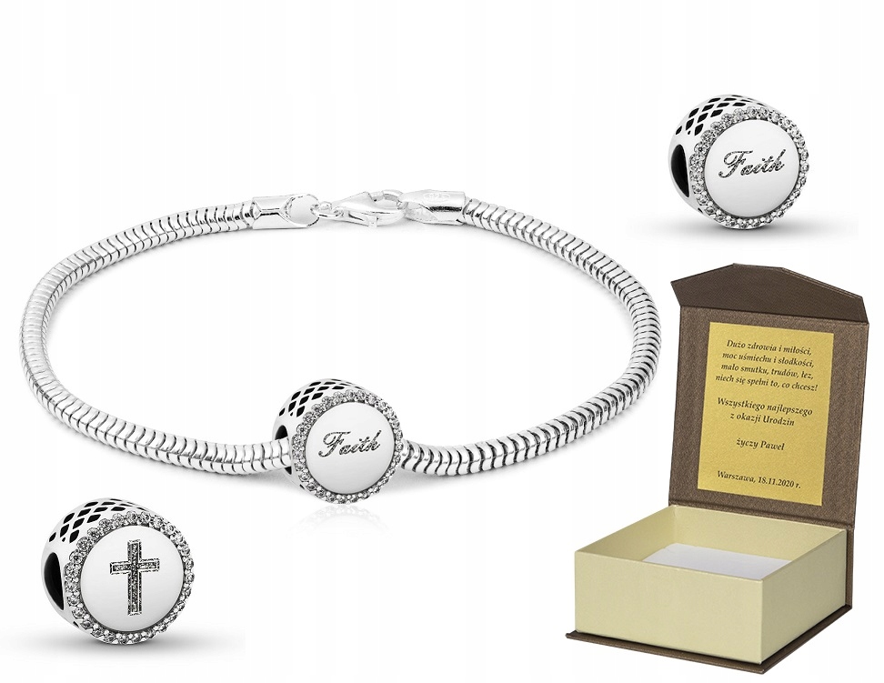Stříbrný náramek Charms Bonus 20 cm B141