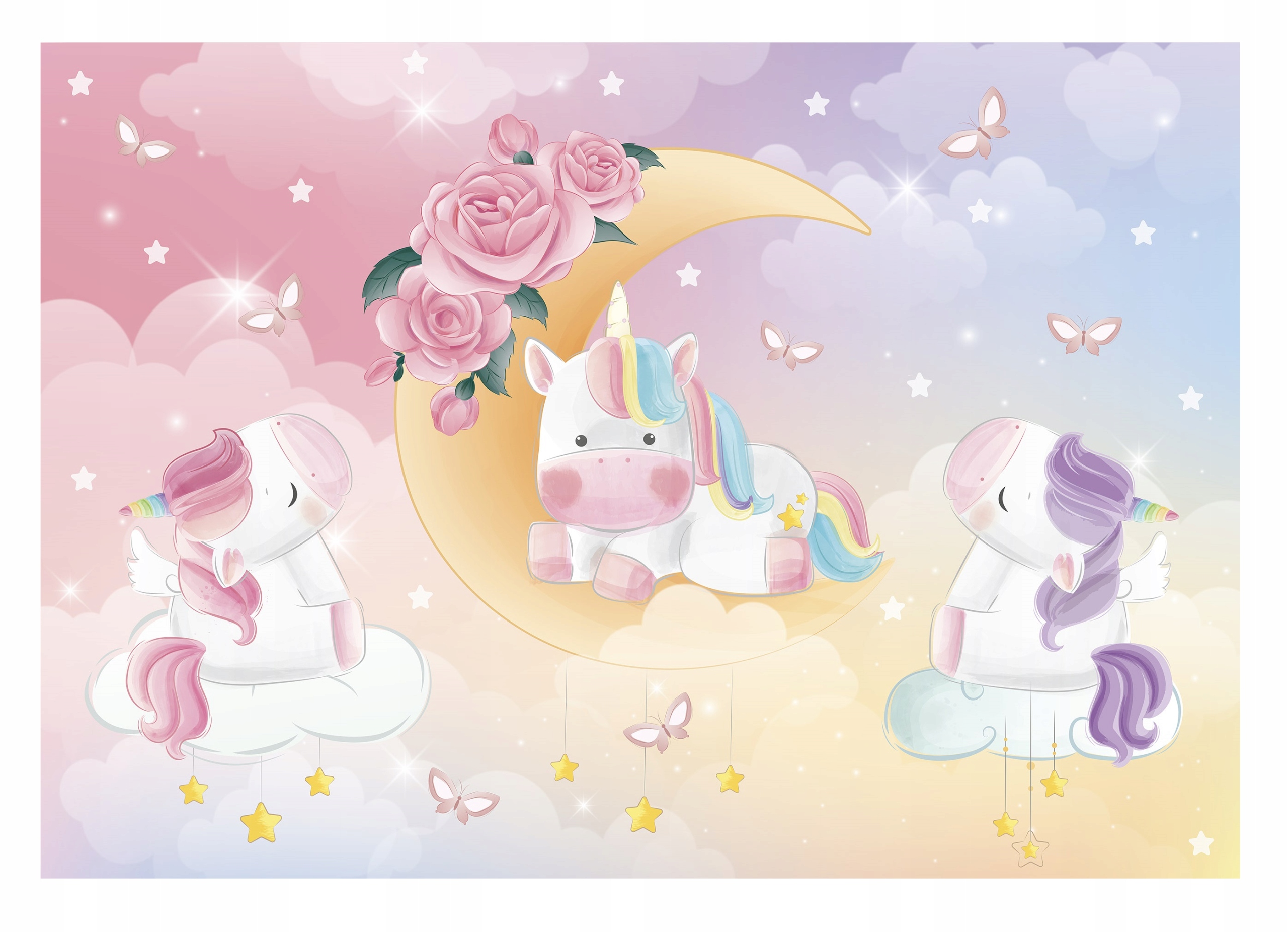 Tapeta Pre Dievčatko Jednorožce Fototapeta Pre Dievčatko Deti 368x254