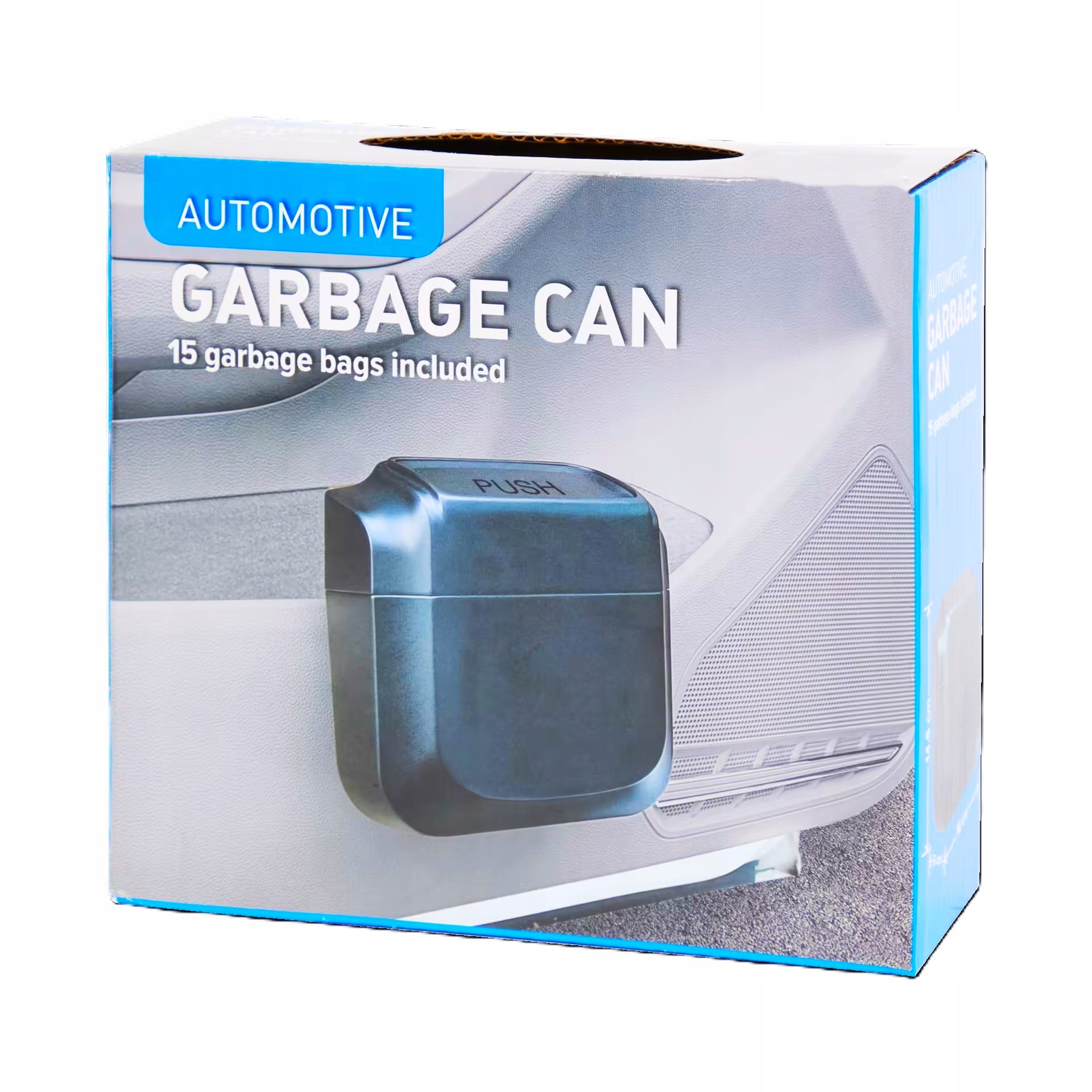 Kosz na śmieci do auta C&C 3 elementy 16 x 14,5 x 5 cm