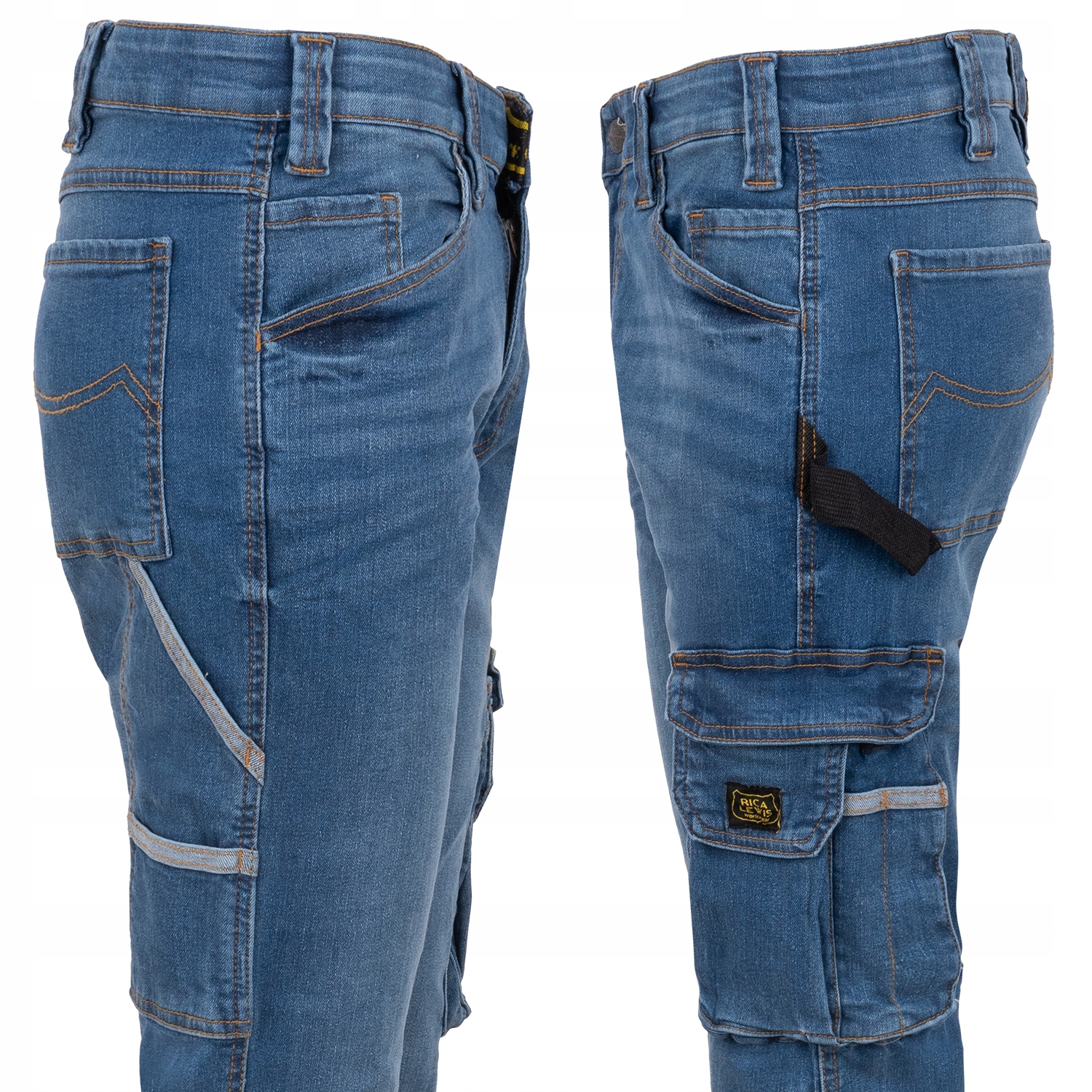 JEANSOWE SPODNIE ROBOCZE MĘSKIE MOCNE SZWY 58 Przeznaczenie uniwersalne