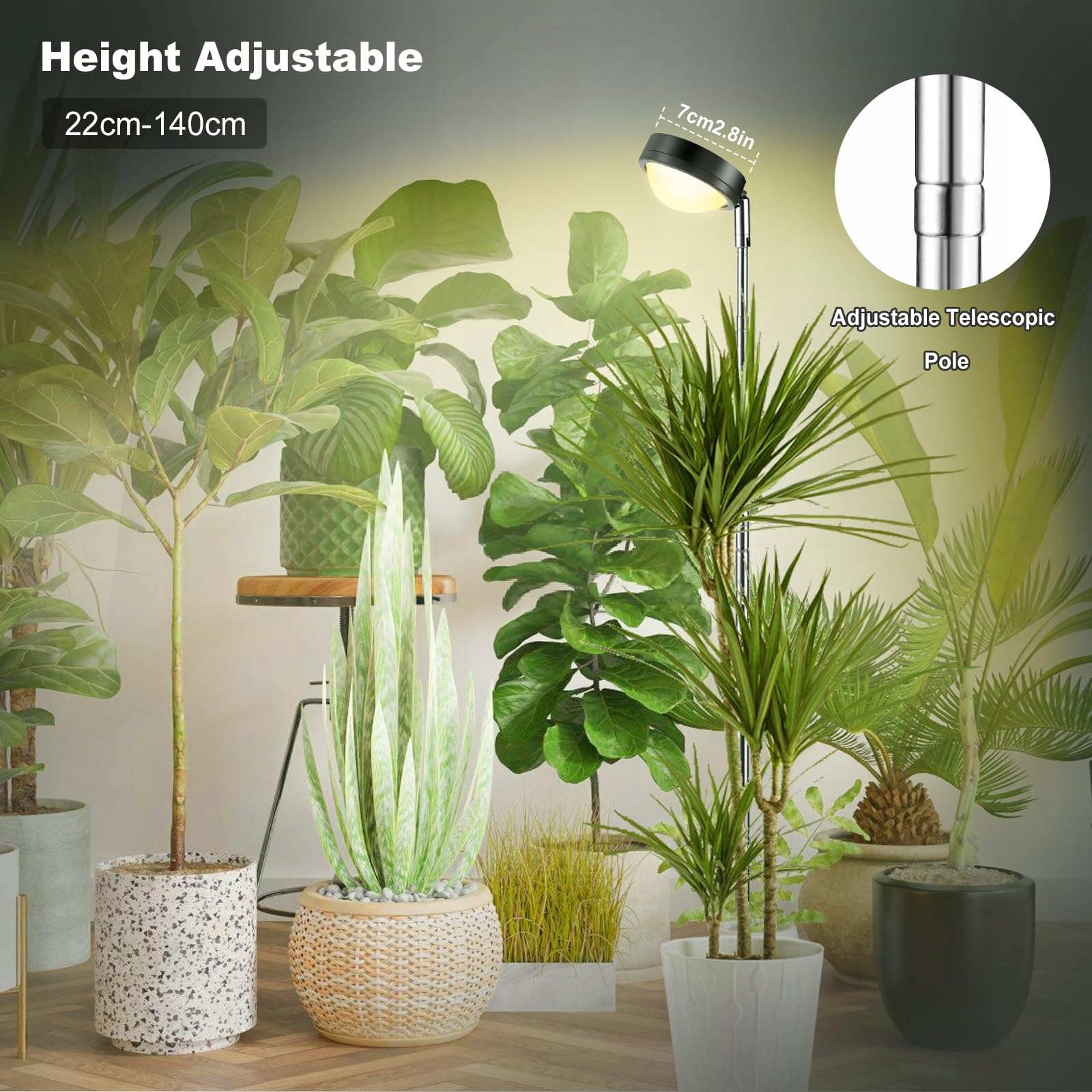 FAYLEER Lampa LED Do Roślin Wysokie PPFD Regulowana Wzrostowa Dla Roślin — miniatura 6