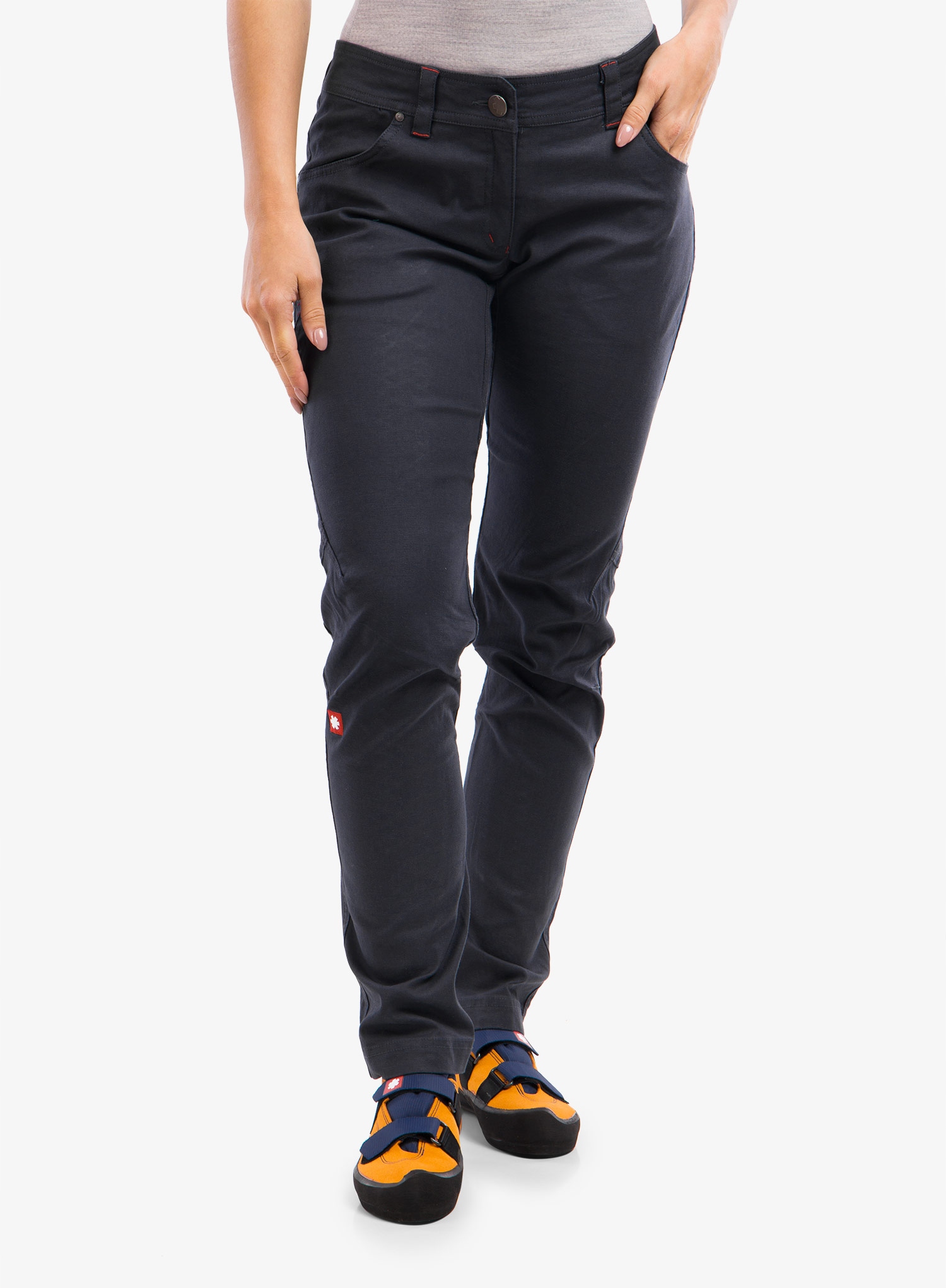 Dámské lezecké kalhoty Ocun Kaira Pants šedá/růžová Xs