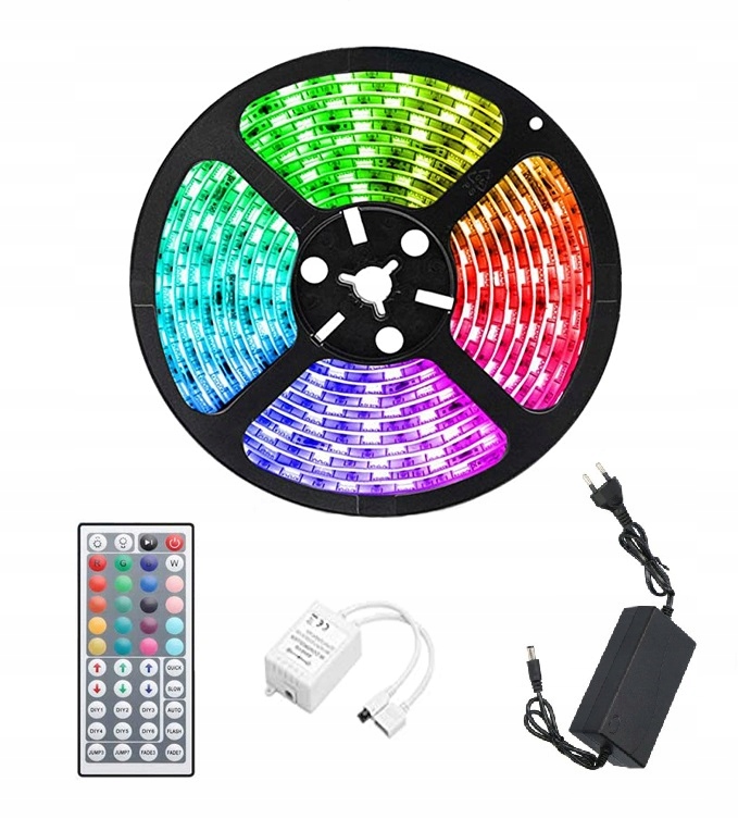 

Wodoodporna taśma Rgb 300LED Smd 5050 5m pilot