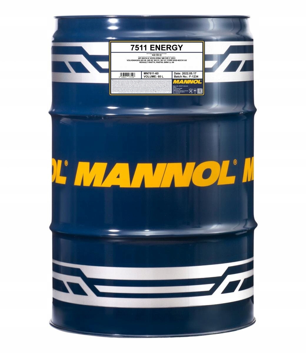 Olej Silnikowy Mannol Energy 5w30 60L