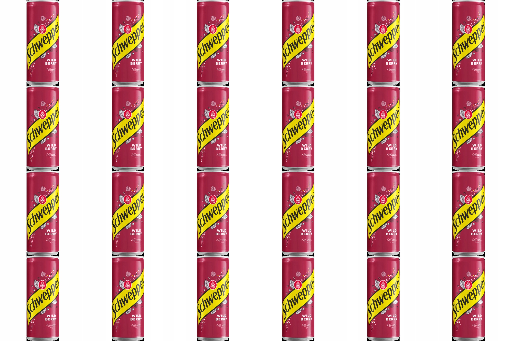 24x 330ml Schweppes Wild Berry Owoce Leśne Zgrzewka