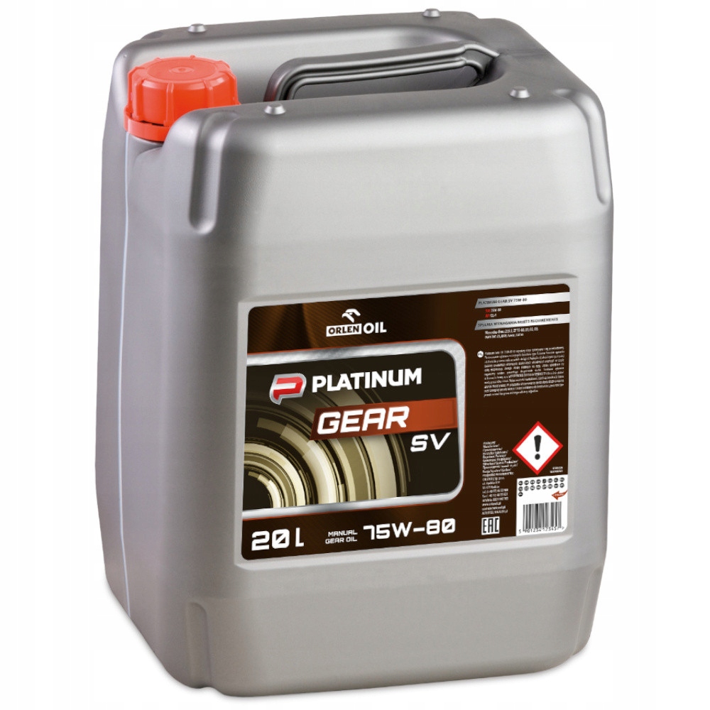 PLATINUM GEAR SV 75W-80 PRZEKŁADNIOWY 20L