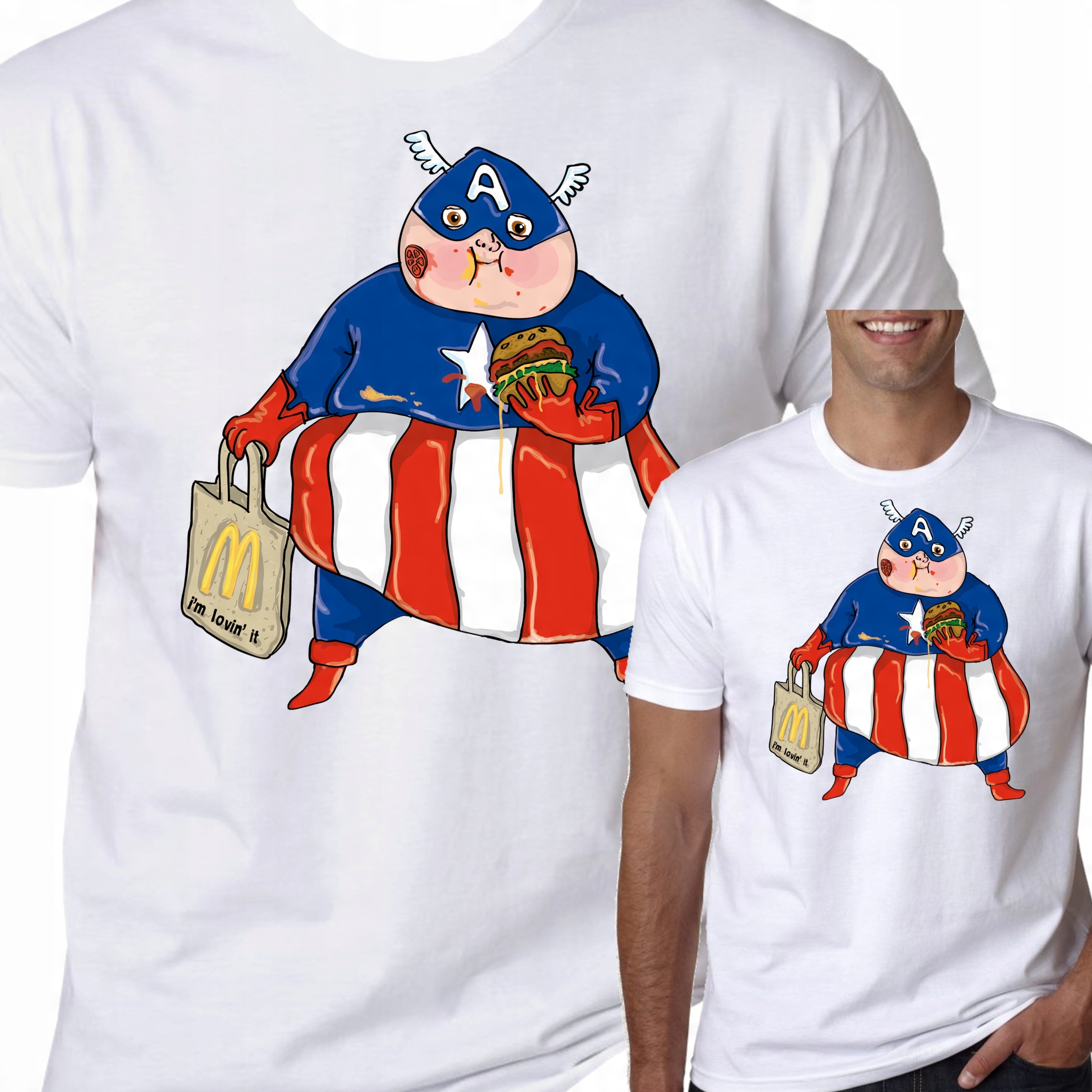 

T-Shirt Koszulka Kapitan Ameryka Marvel M 0425