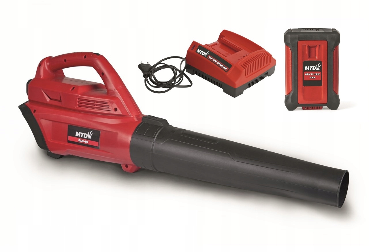 Akumulátorový fúkač Mtd 40 set na batérie 40V 4Ah na listy Silný