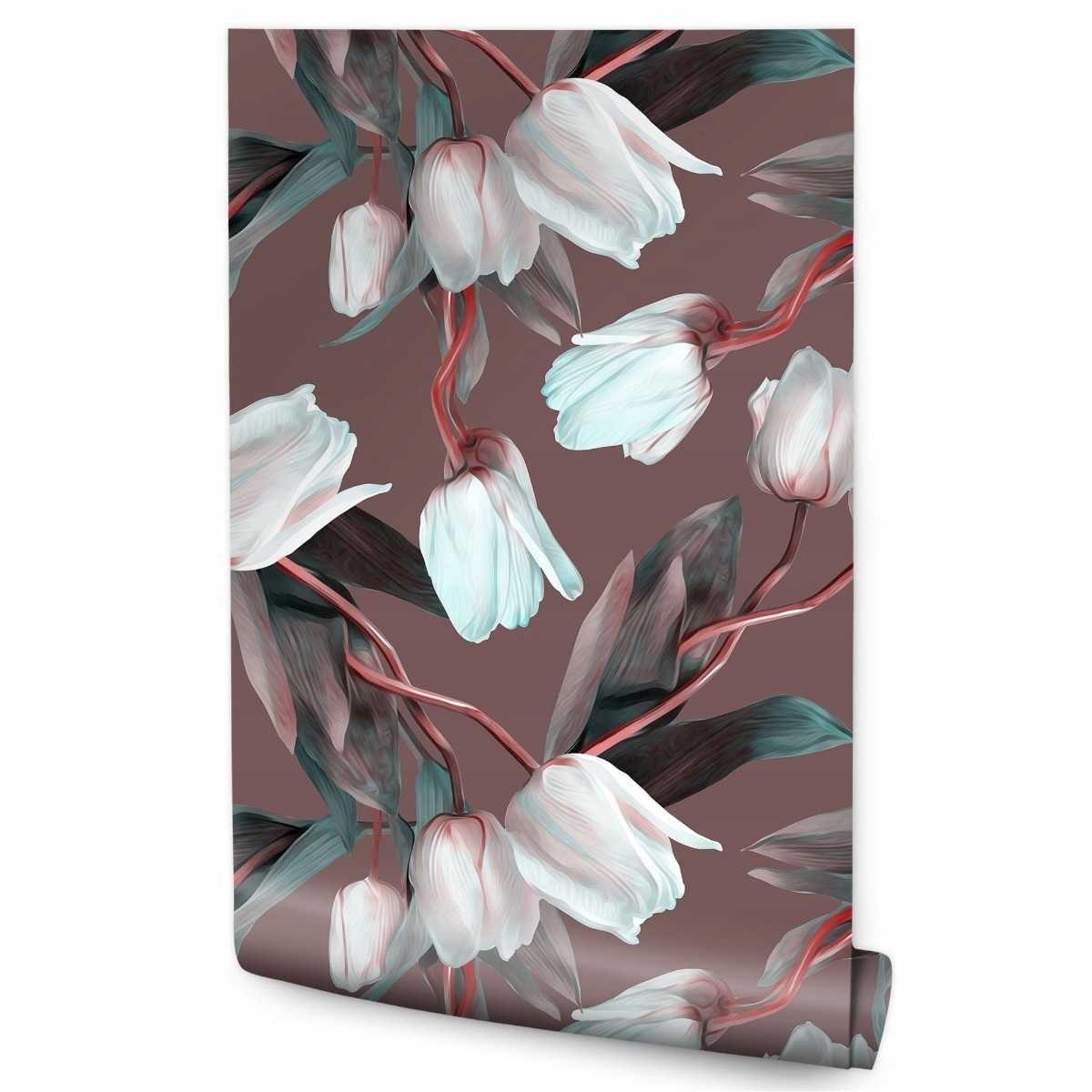 Tapeta do ložnice Tulipány Listy Květiny Rostliny