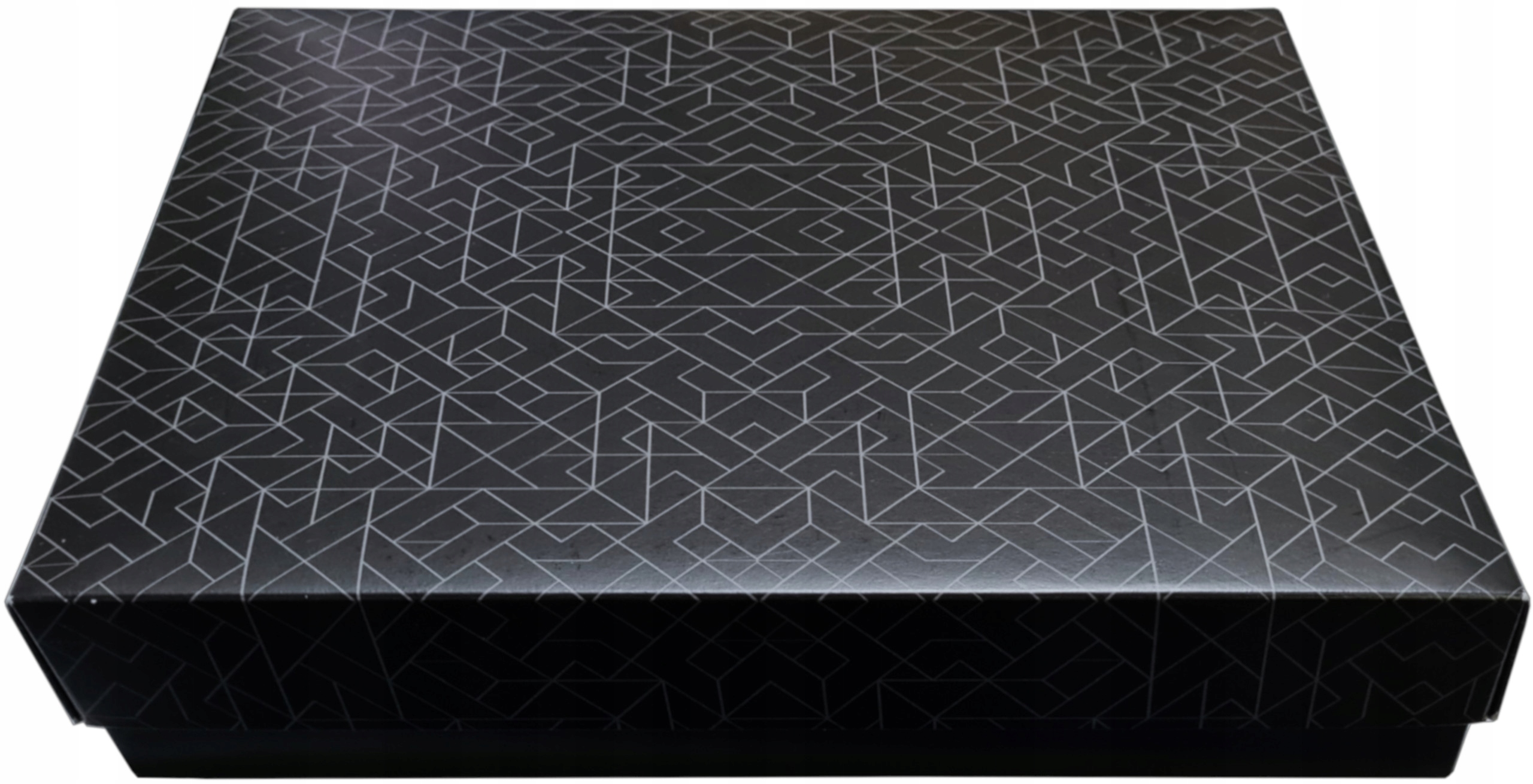 

Czarne Pudełko Prezentowe Ozdobne Box 280x250x55