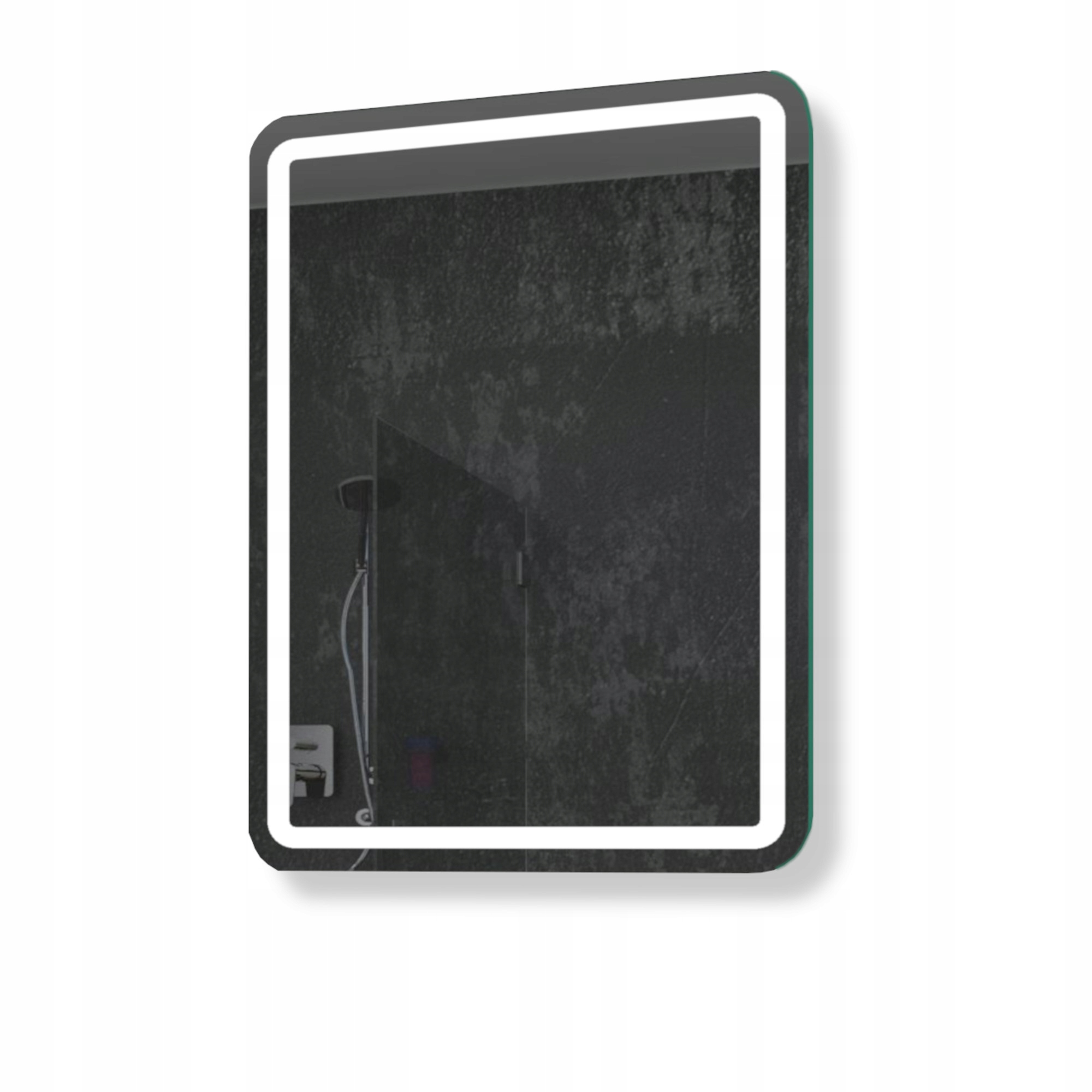 Lustro Prostokąt Podświetlane LED Madrid 70x80