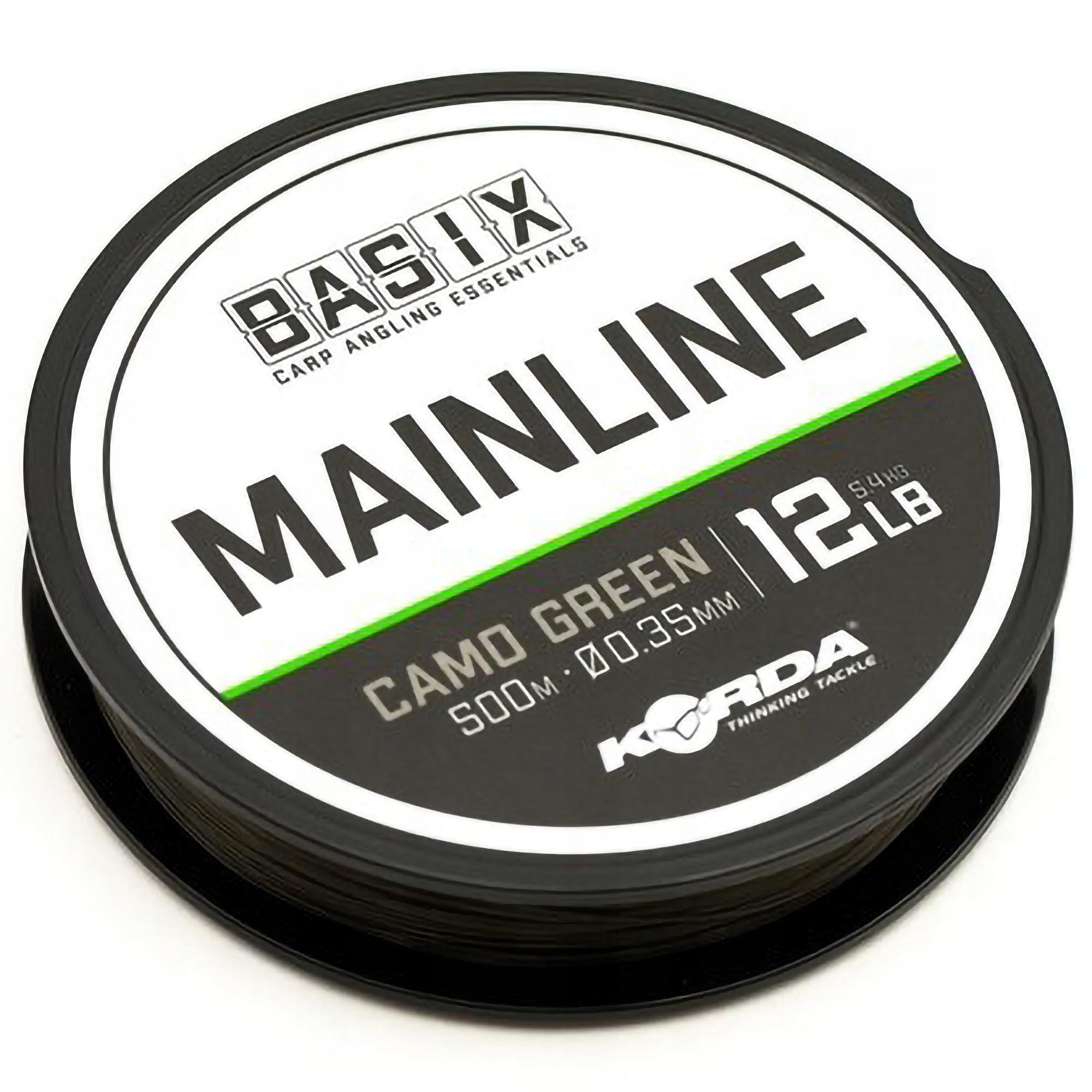 Żyłka Karpiowa Mocna Korda Basix Mainline Camo Green 0,40 mm 1000 m