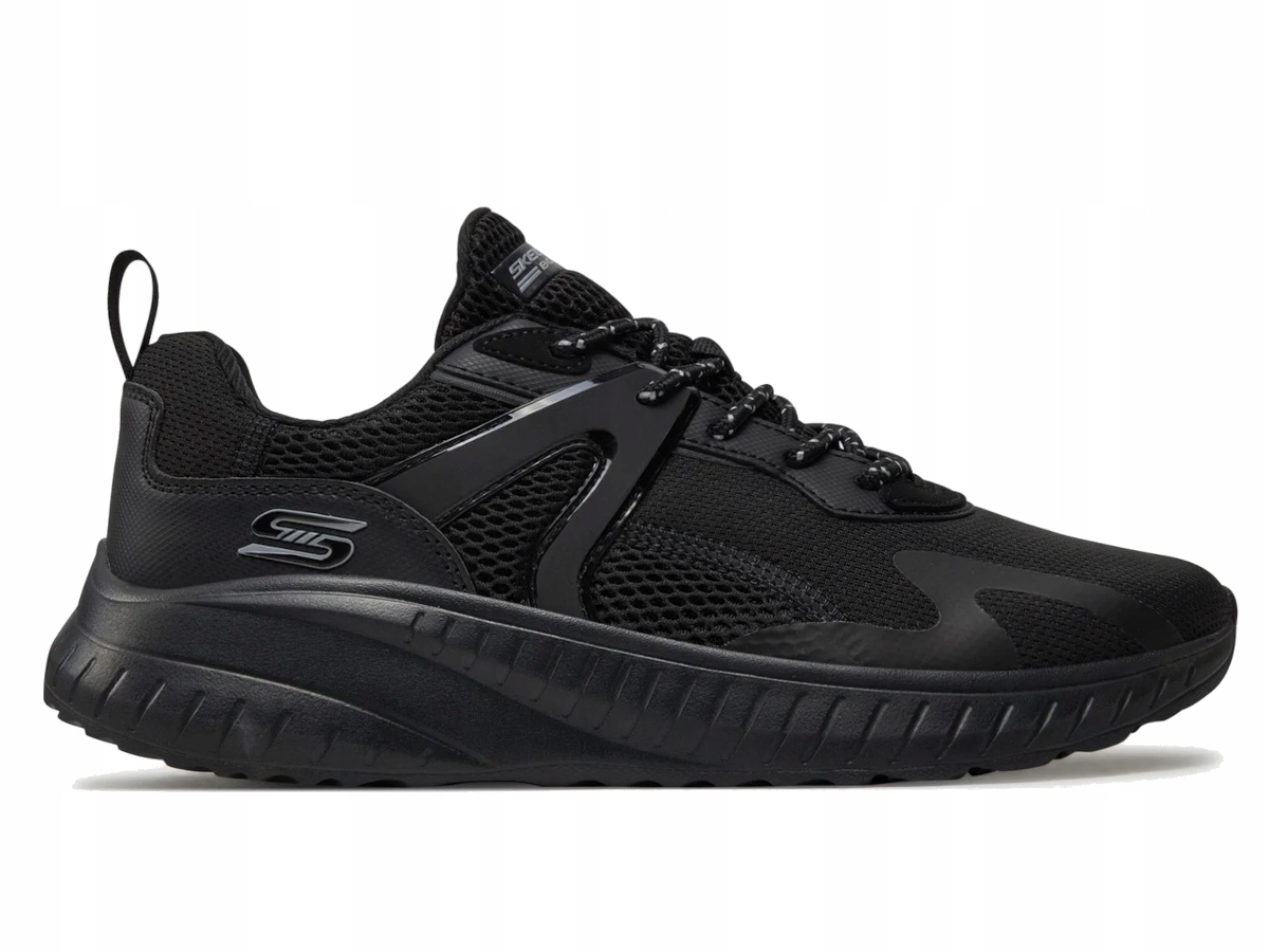Pánské boty Skechers Bobs Squad Chaos 118034-BBK černé lehké pohodlné 45
