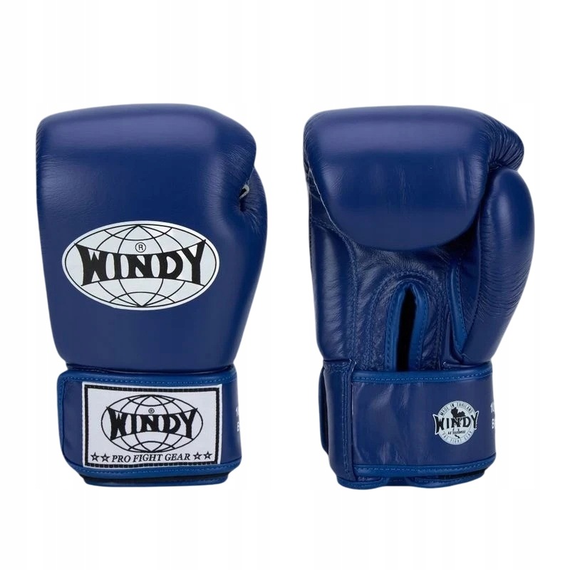 Rękawice Bokserskie Windy Classic Genuine Leather Niebieski 14OZ