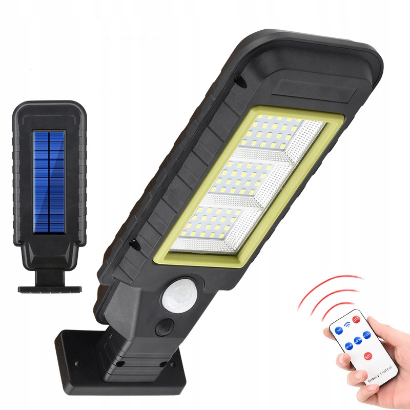 

Lampa Solarna Uliczna Latarnia Led 120 Cob Pilot