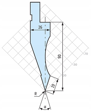 STEMPEL do prasy krawędziowej TYP AMADA/835-s/NOWY