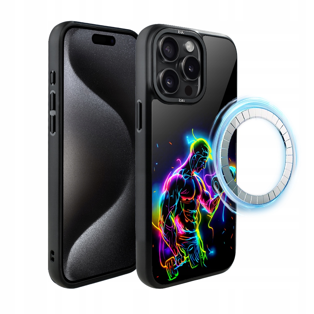 Pouzdro Ibizu DropGuard Matt s MagSafe pro iPhone 15 Pro, je tam energie