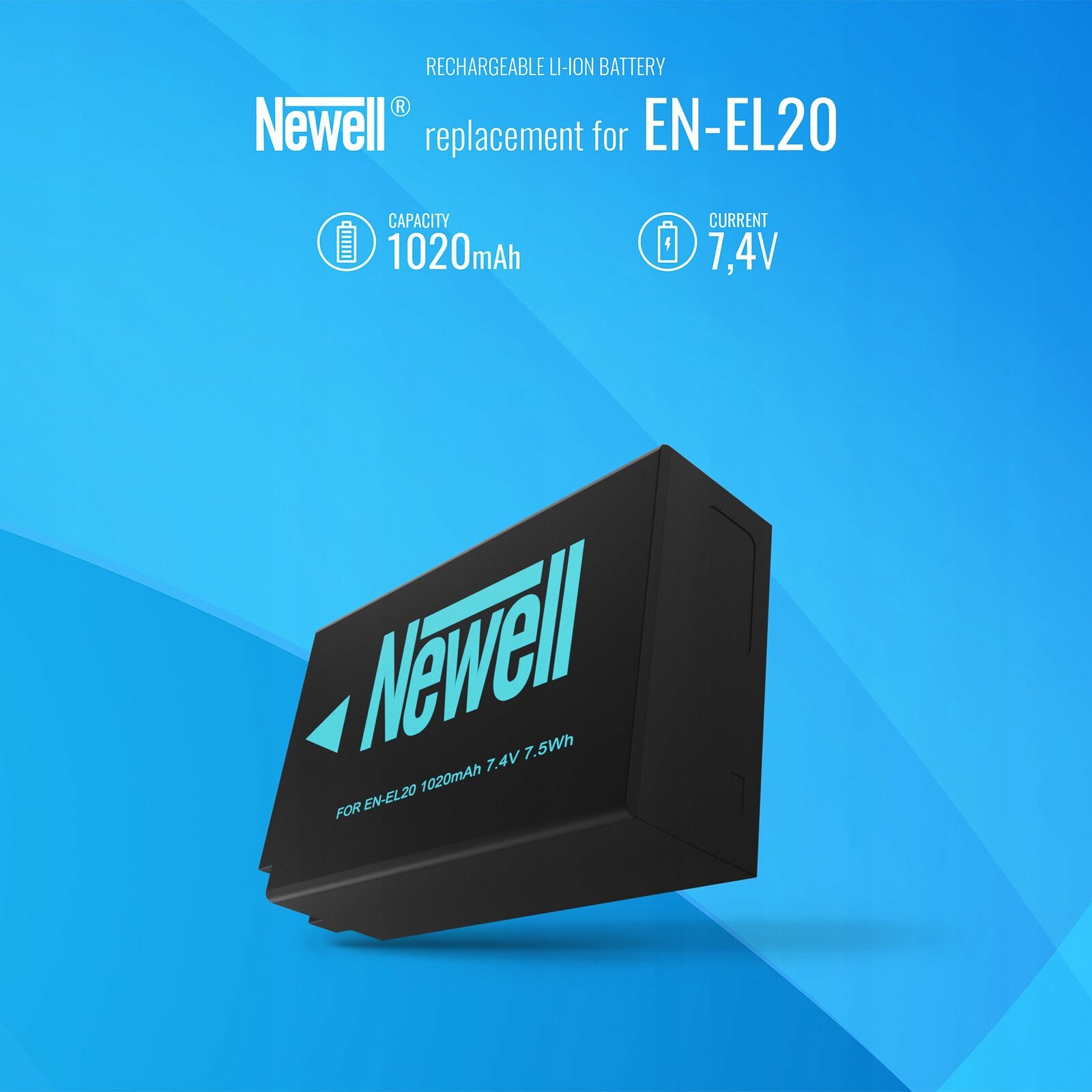 AKUMULATOR BATERIA NEWELL DO NIKON EN-EL20 ENEL20 Kod producenta NL2030