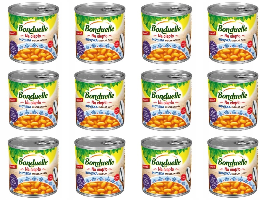 12 x 430 g Bonduelle Indické fazole kari Svařovací