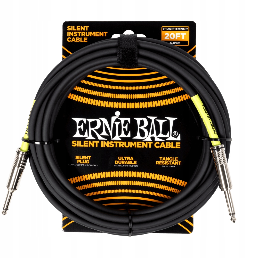 Kytarový kabel Ernie Ball 6473 Silent (6,10 m)