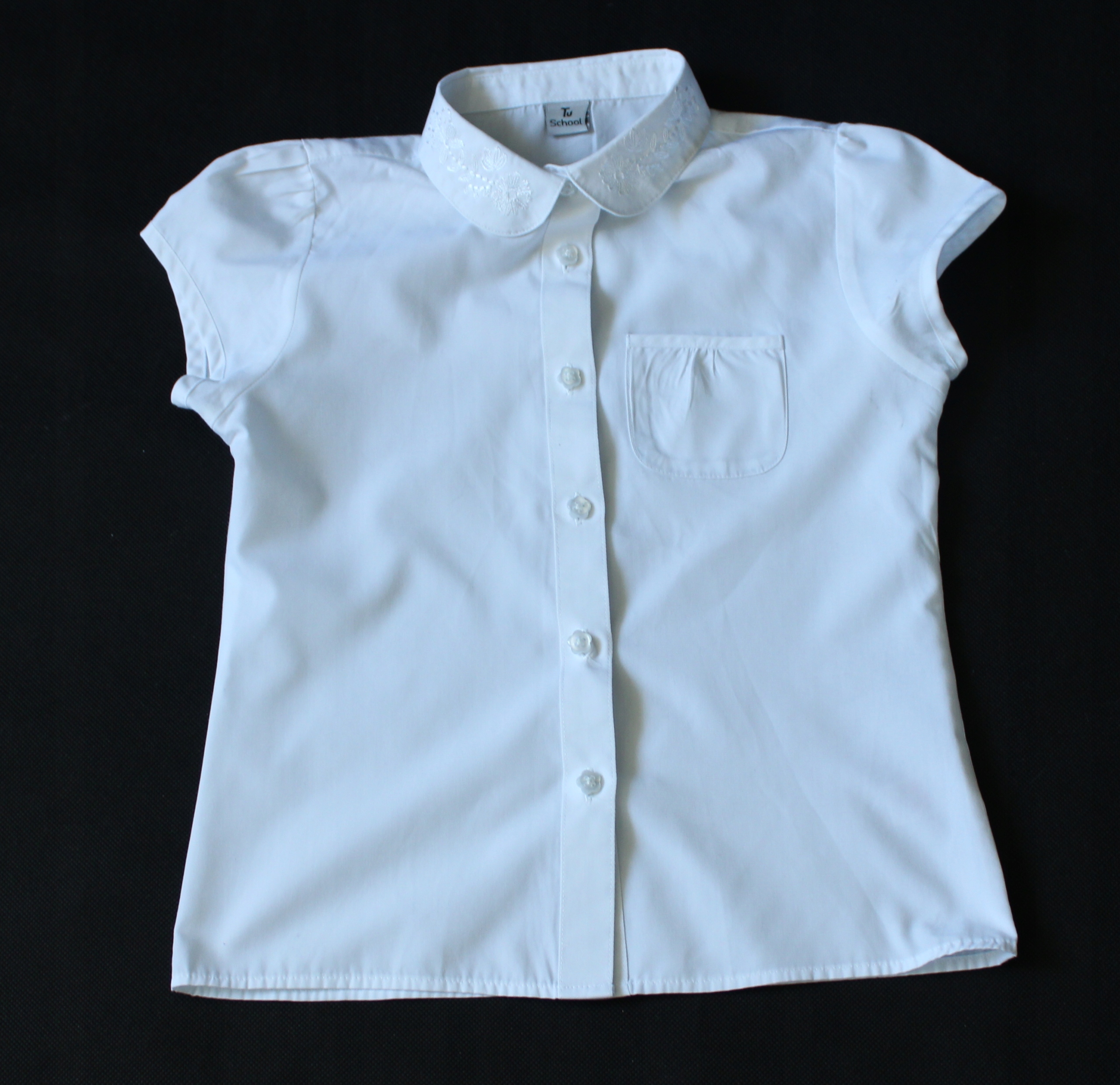 TU BIAŁA KOSZULA ROZM 134