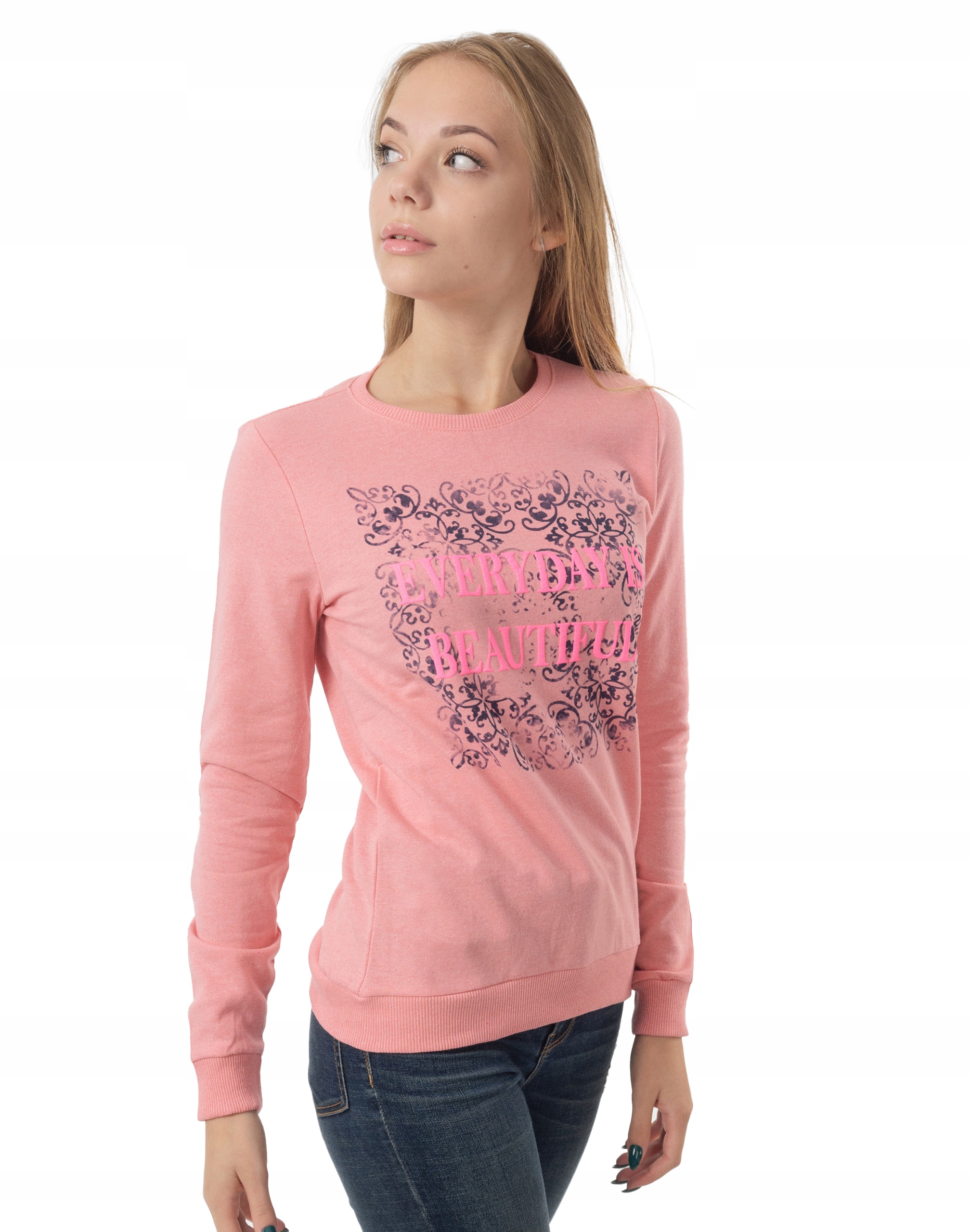 

Cienka Bluza Damska Dresowa Bawełniana 5016-04 XL