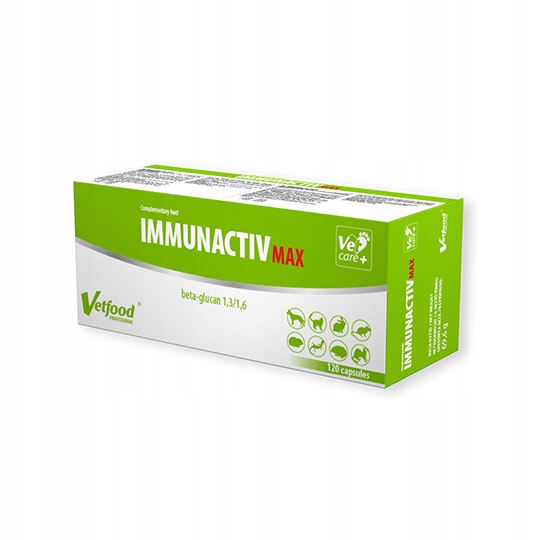 Immunactiv Max podpora imunity 120 kapslí Vetfood