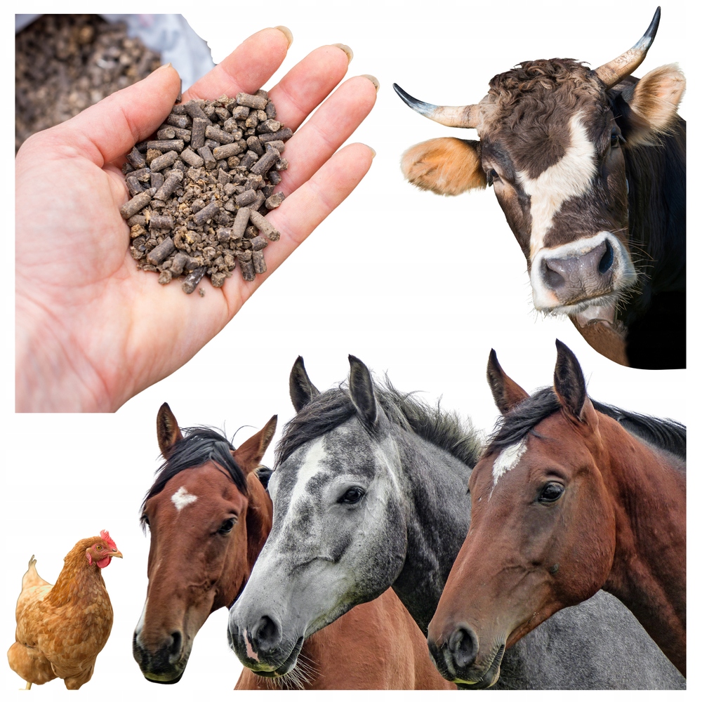 Granulované hnojivo 25 kg Koňský kuřecí hovězí hnůj Ekologický podzimní hnůj