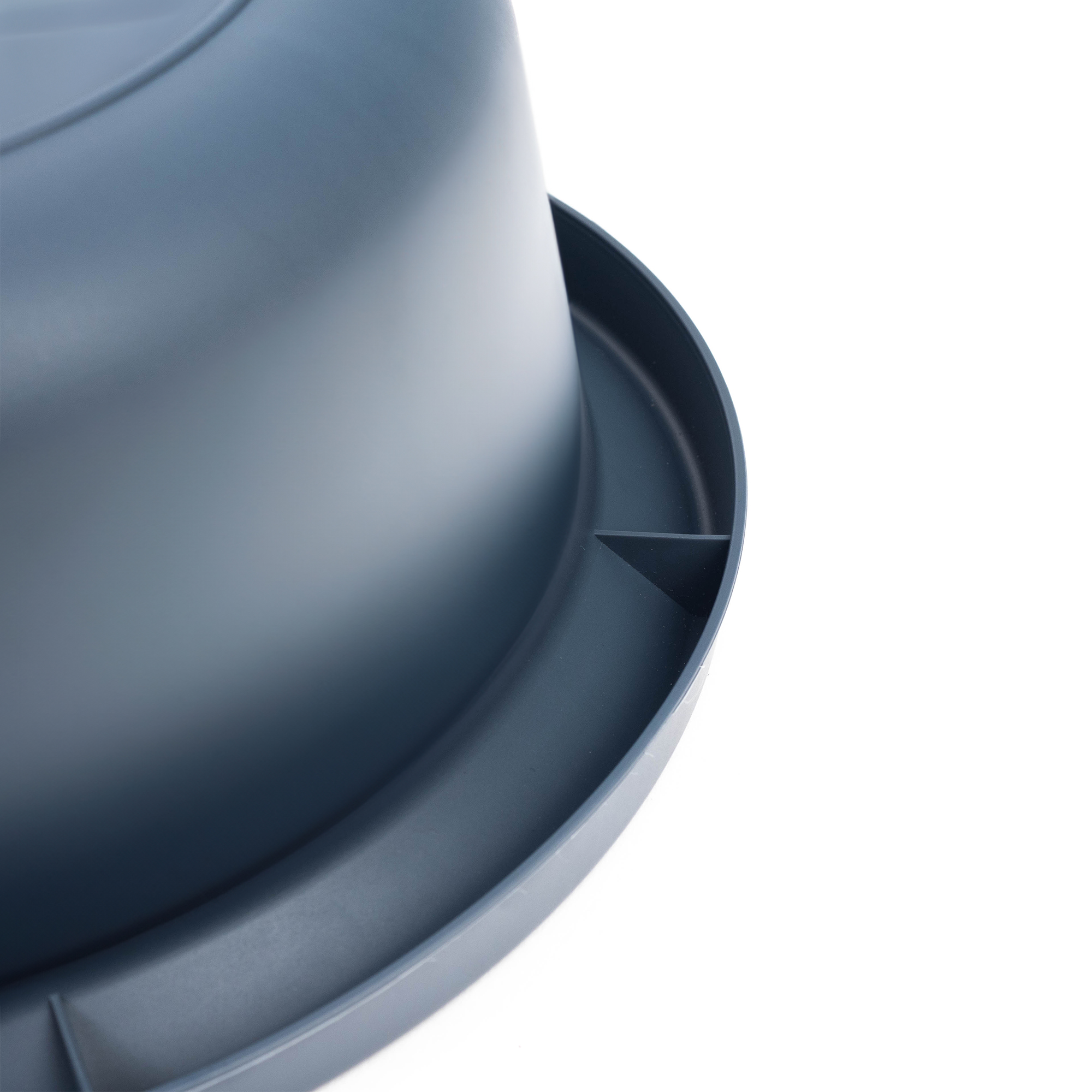 MISKA PLASTIKOWA 14L NA PRANIE CIEMNOSZARA Kolor odcienie szarości