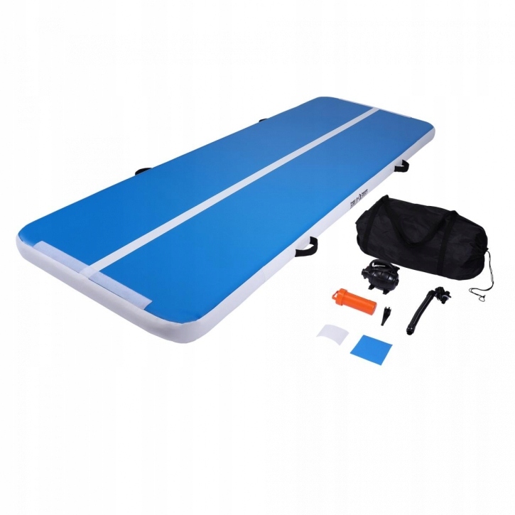 Airtrack Mata Treningowa Gimnastyczna Pvc 300x100x10cm z Pompką