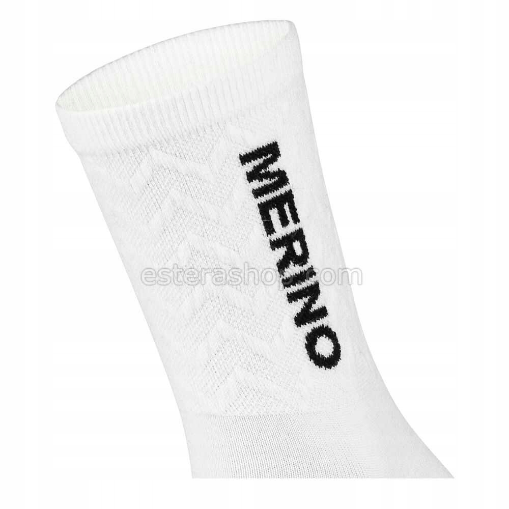 Skarpety w góry do trekkingu białe Marka inna