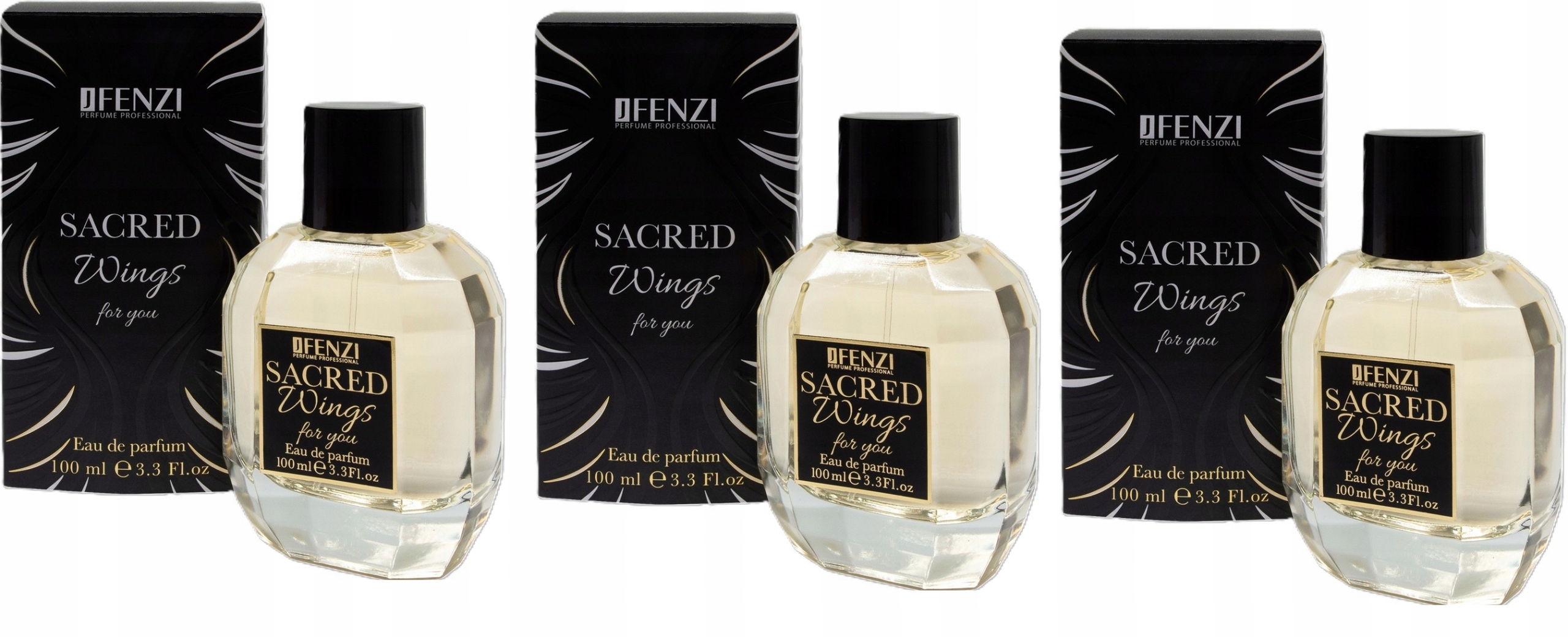 JFenzi Sacred Wings Unisex 3x100ml parfémovaná voda