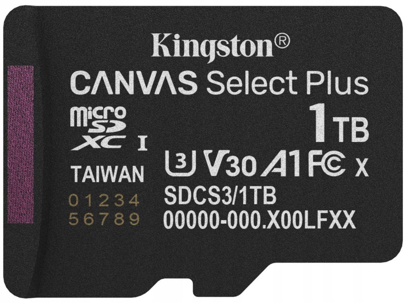 Karta pamięci Kingston Canvas Select Plus Gen3 microSDXC 1TB
