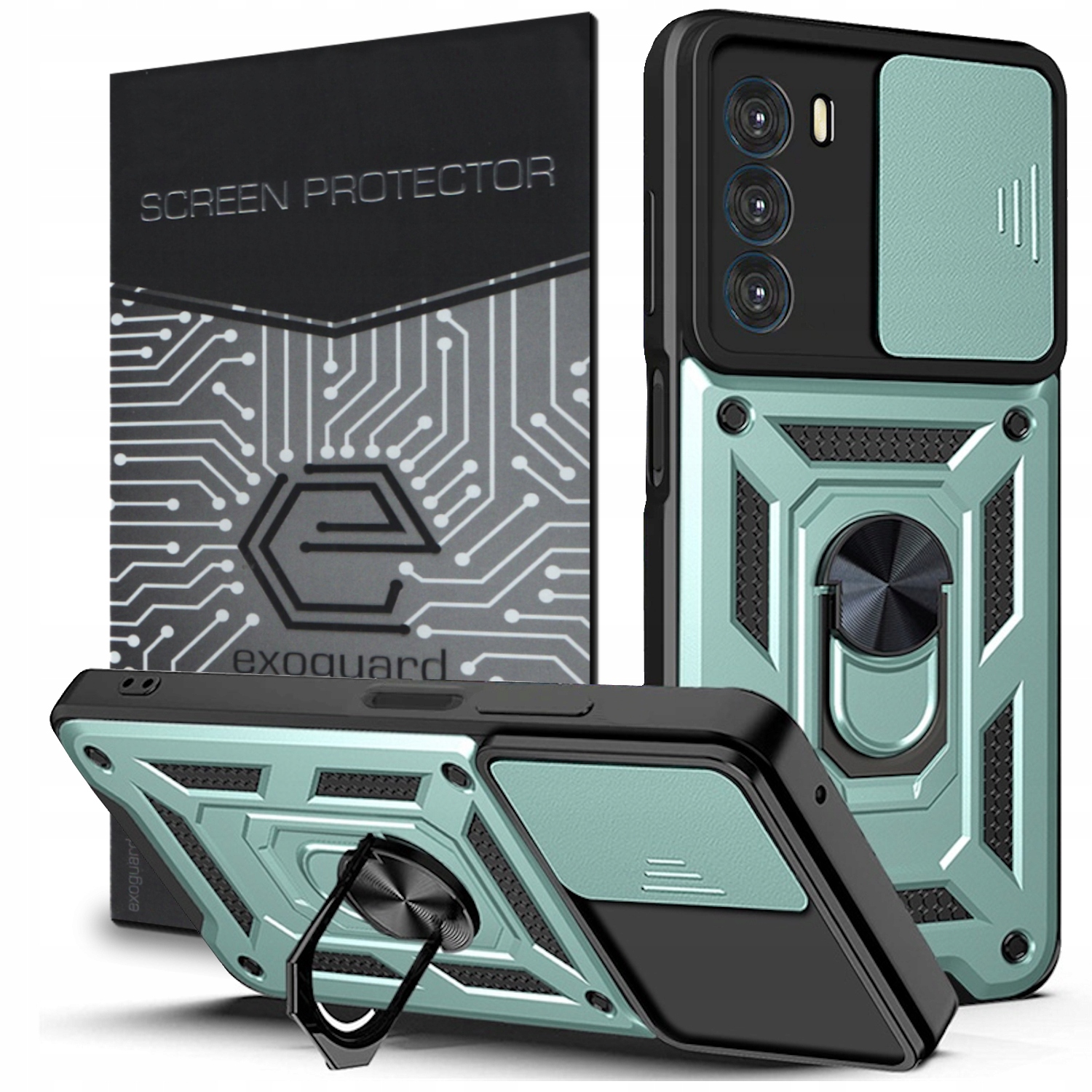 

Case Etui Pancerne+szkło do Motorola Moto G200 5G