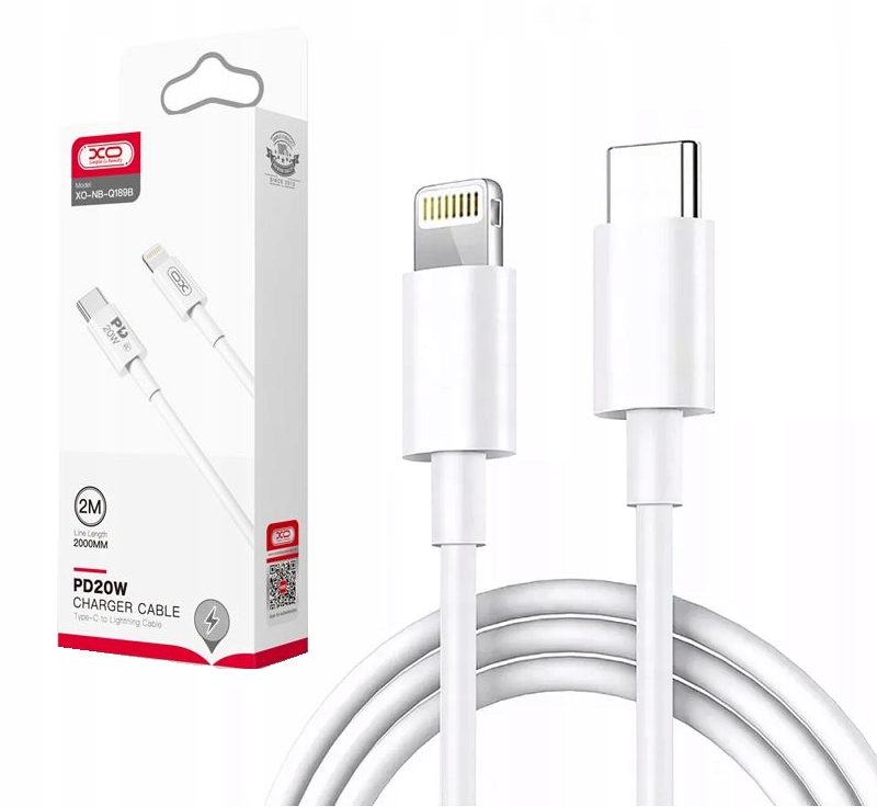

Szybki kabel do iPhone Usb-c Lightning 20W 200 cm