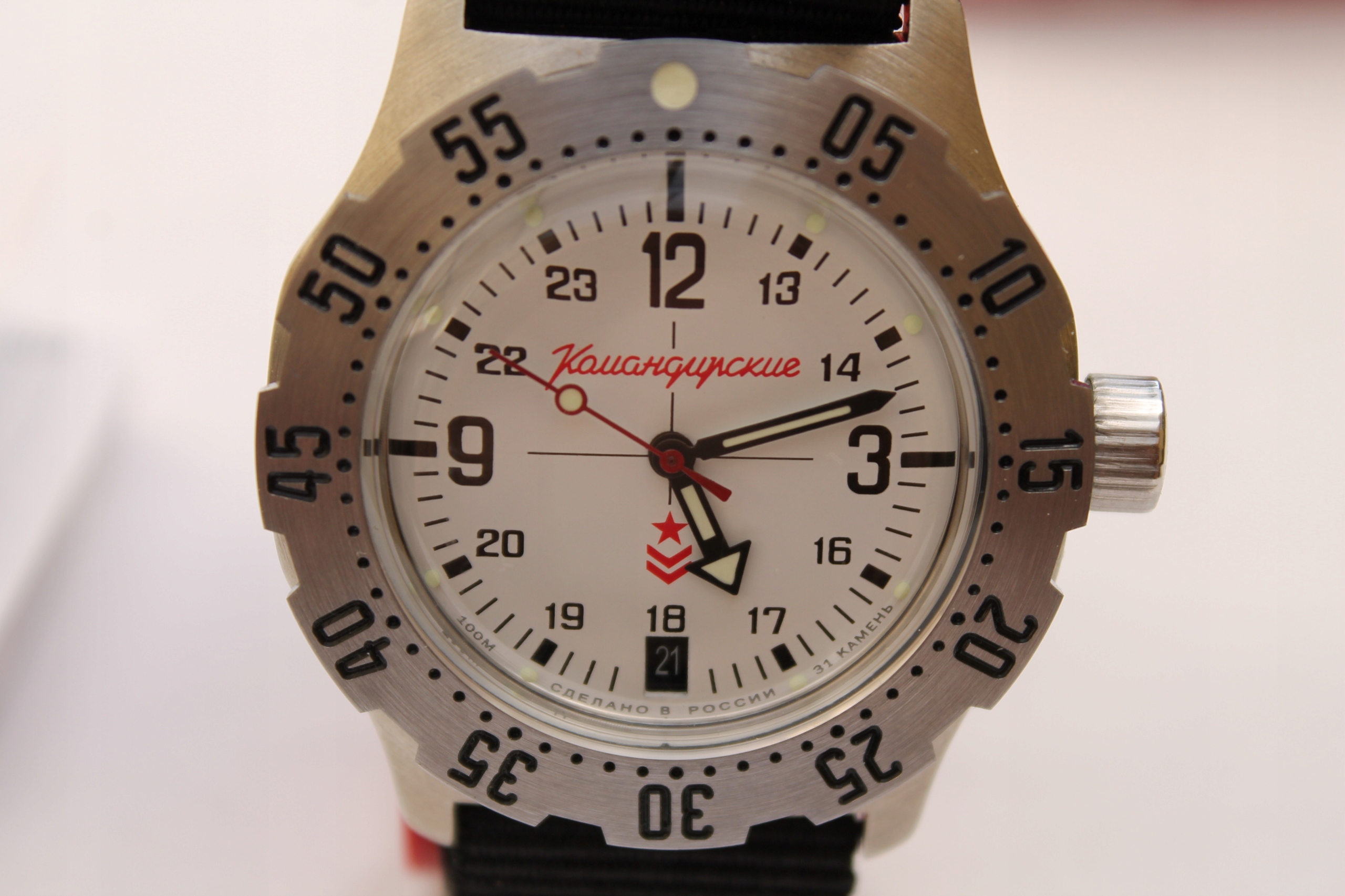 Wostok Vostok K-35 Ocel Automat Nový 350514