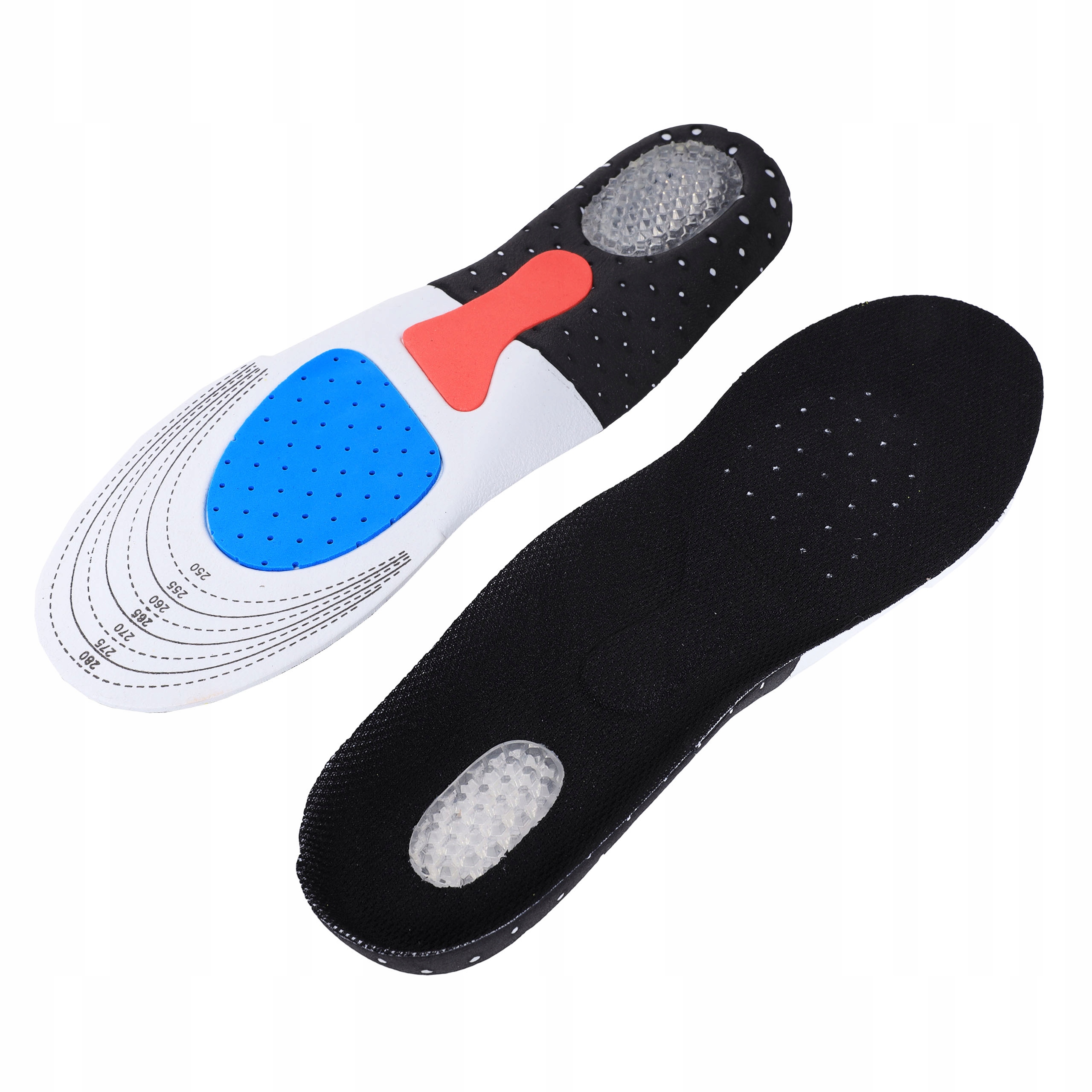 WKŁADKI do butów SPORTOWE NA OSTROGI PIĘTOWE 35-39 Kod producenta Piankowe