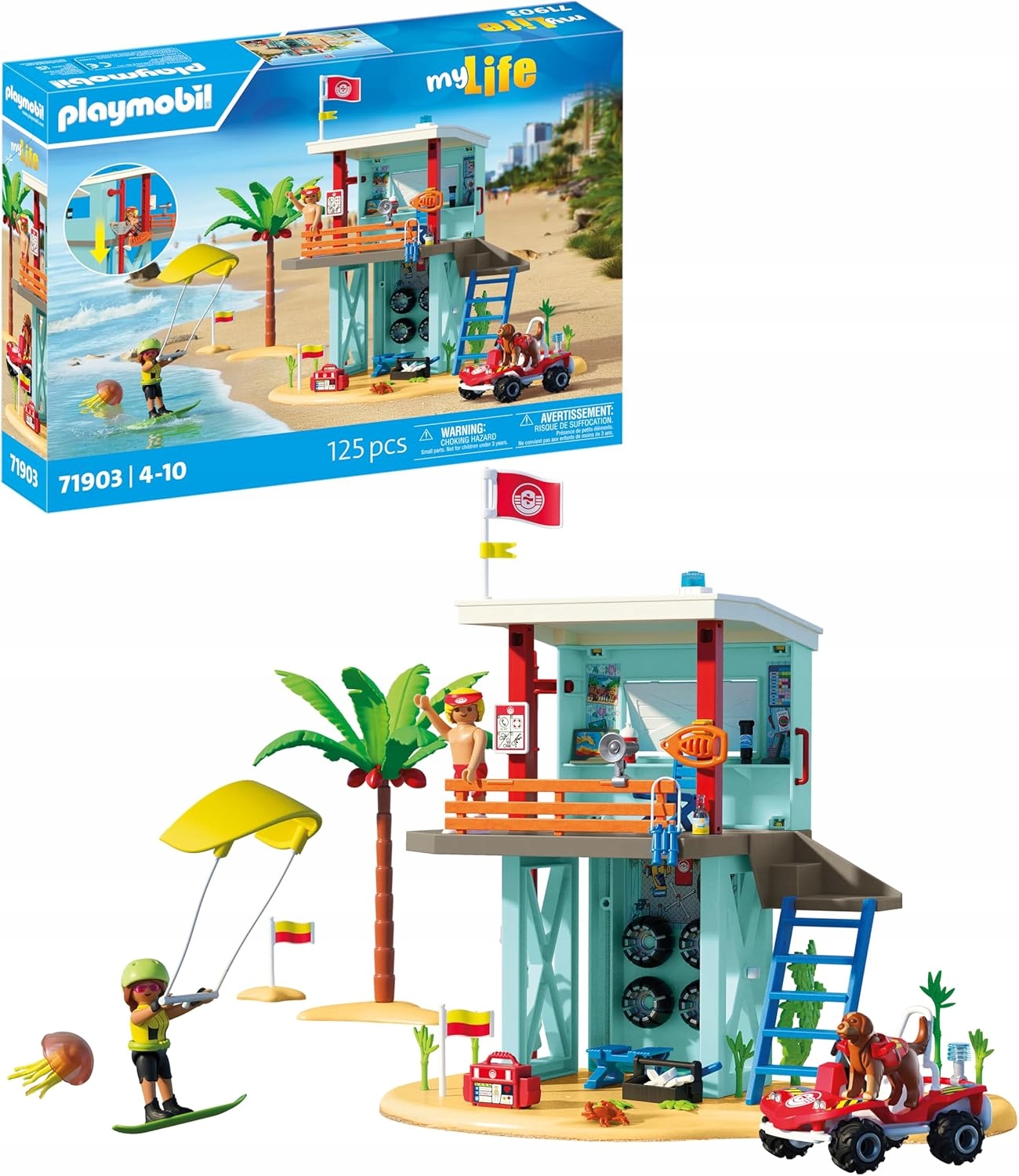 PLAYMOBIL 71903 Wieża Ratownicza przy plaży