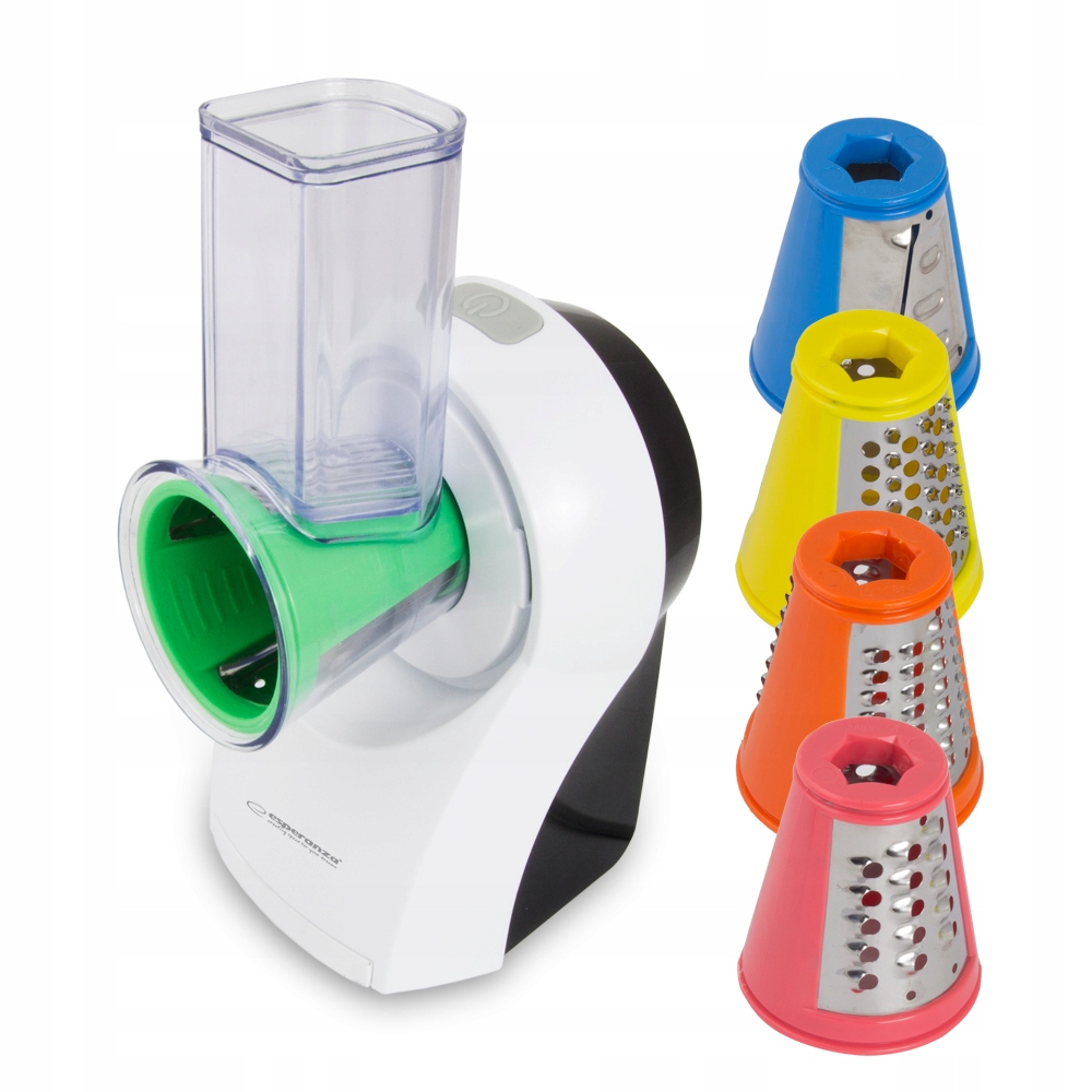 ELEKTRYCZNA SZATKOWNICA TARKA DO WARZYW 5 NAKŁADEK Bezpieczeństwo nóżki antypoślizgowe