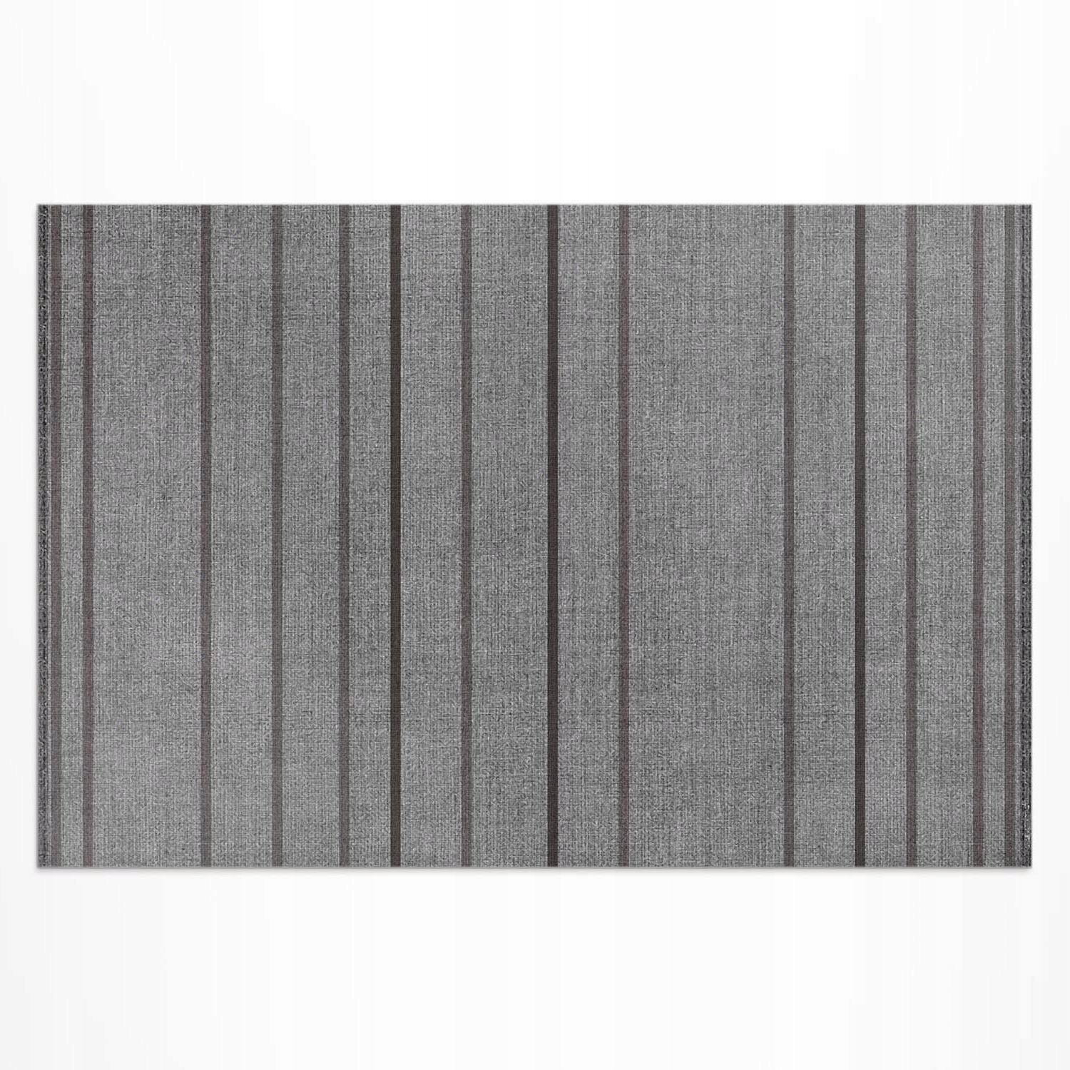 Dekoratívny terasový vinylový koberec Šedé pruhy vintage boho štýl 140 x 210 cm