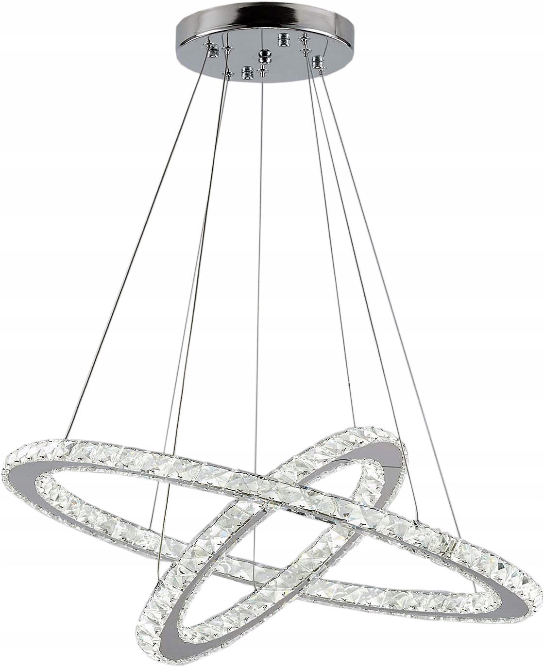 

Lampa wisząca Atena żyrandol Led kryształki 36W