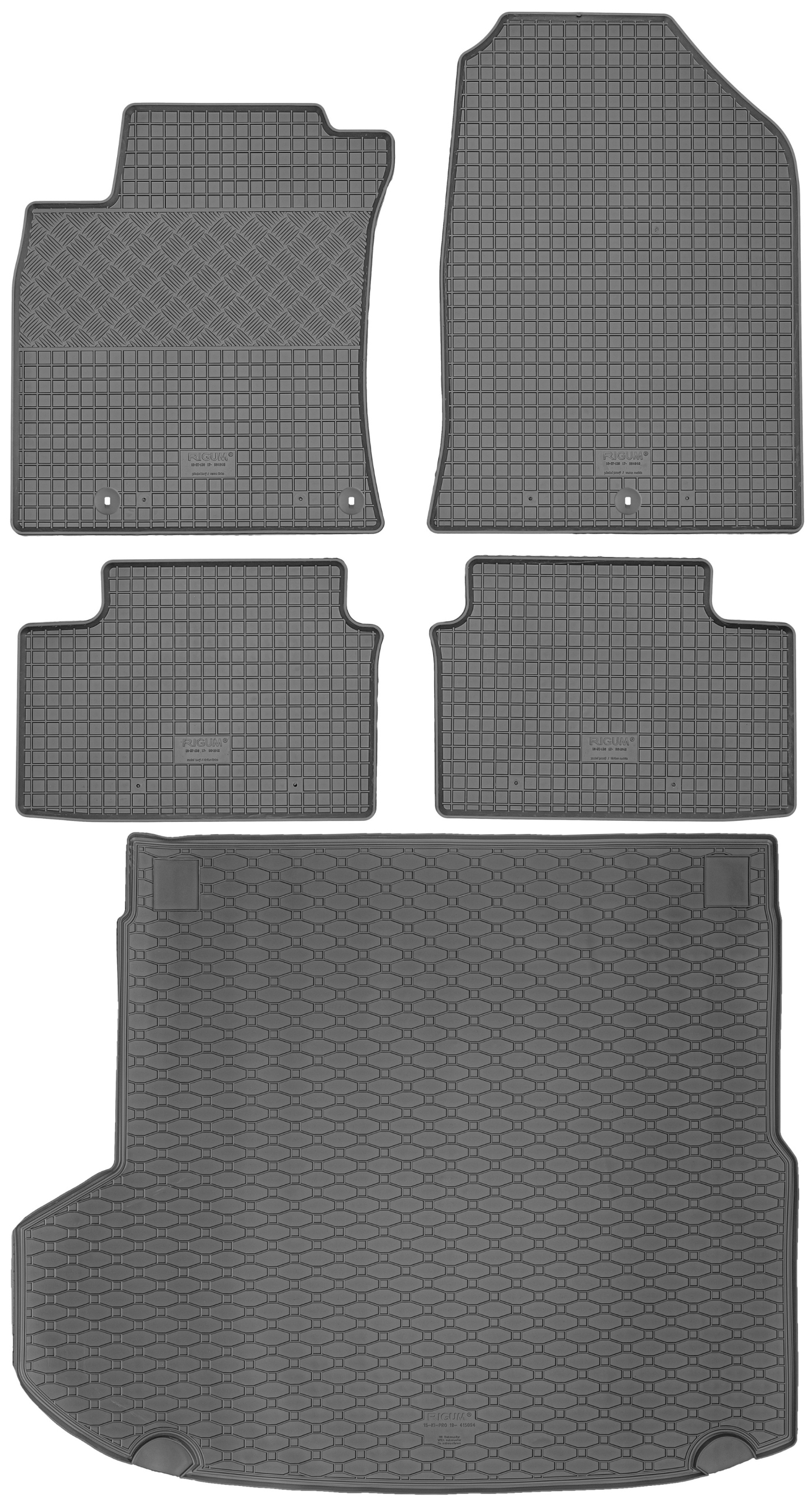 Kia ProCeed III Hatchback 2019- Rohož do kufra gumové autokoberce