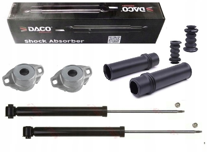 AMORTYZATORY PEUGEOT 307 CITROEN C4 +PODUSZKI ODB.