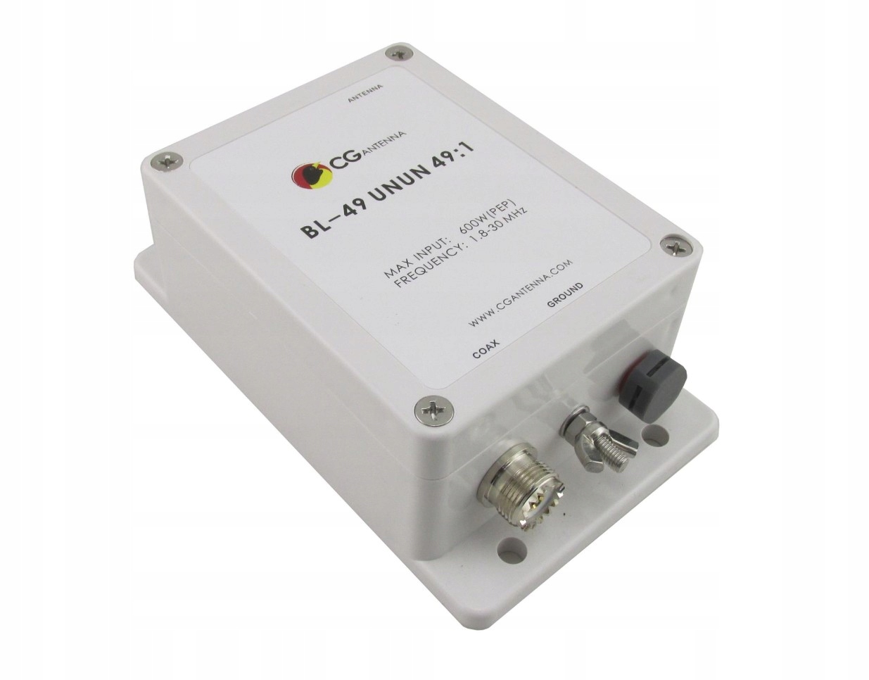Cg Antenna BL-49 balun UnUn 49:1 zakres 1.8-30MHz 600W (pep) End-fed