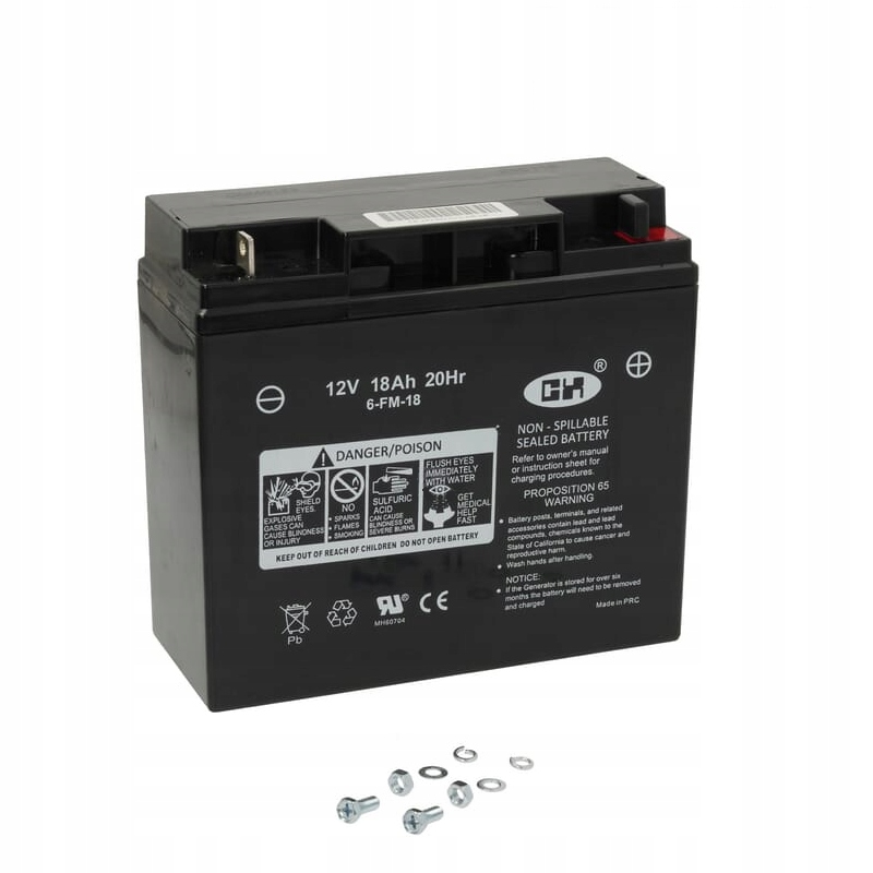 Akumulátor Stiga Uzavretý 12V 18AH 180x76x168mm Do Traktora 118120068/0