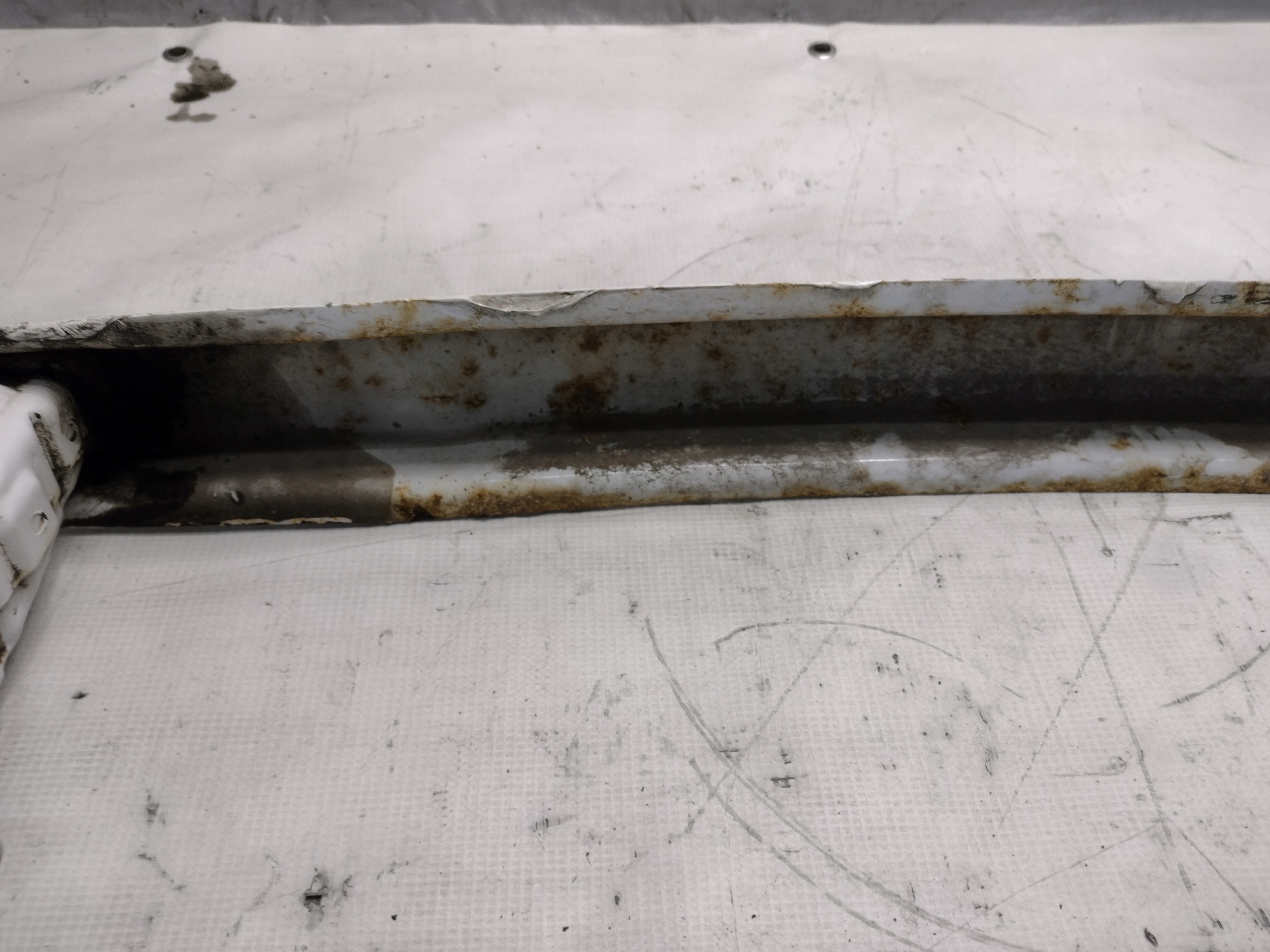 bumper support rear part Skoda Fabia II lift HB