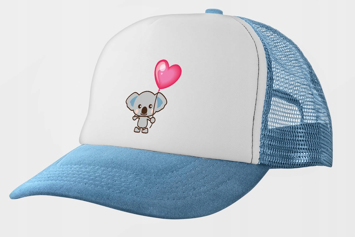 

Czapka trucker błękitna Koala 01
